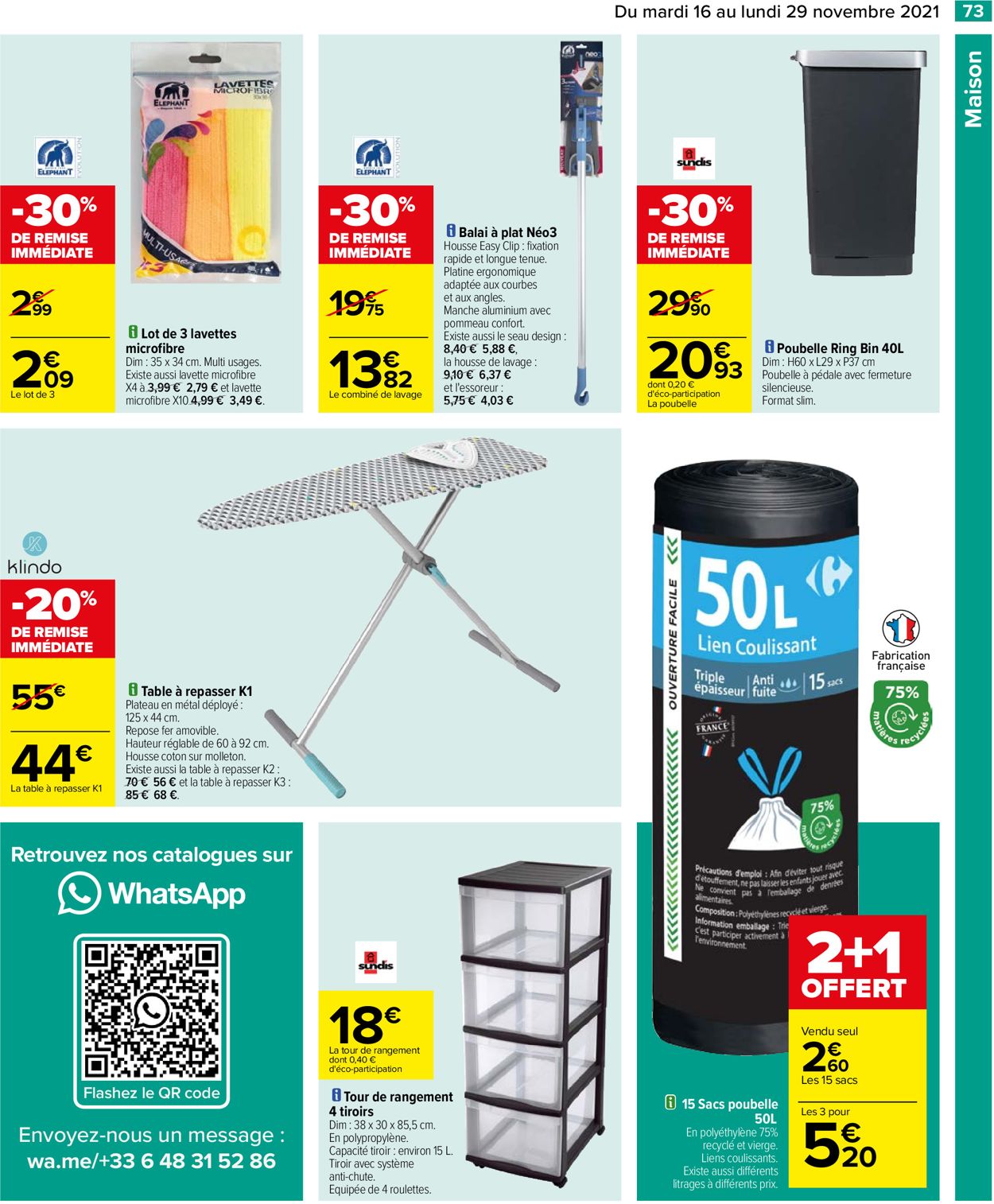 Carrefour Catalogue - 16.11-29.11.2021 (Page 73)