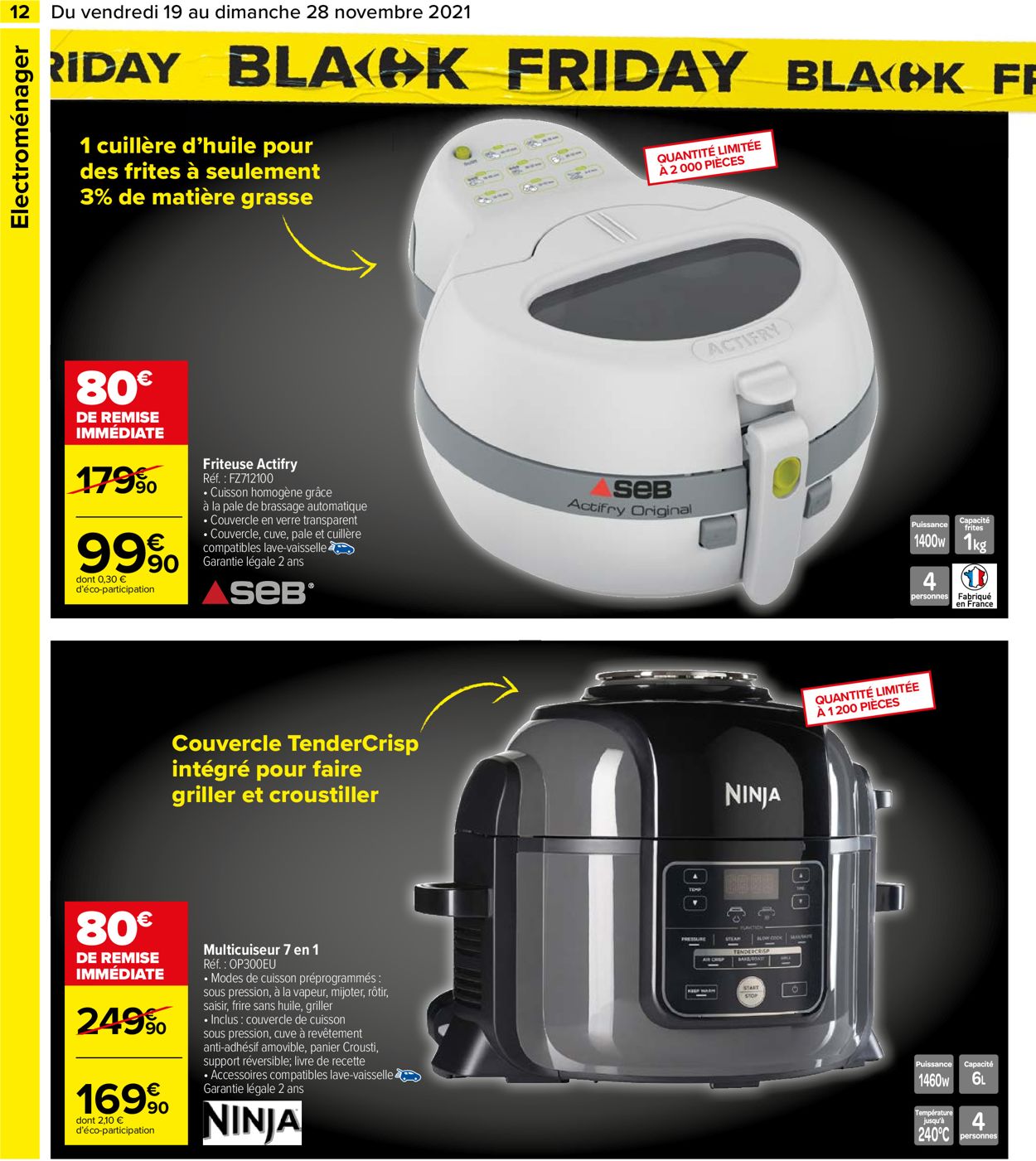 Carrefour BLACK WEEK 2021 Catalogue - 19.11-28.11.2021 (Page 12)