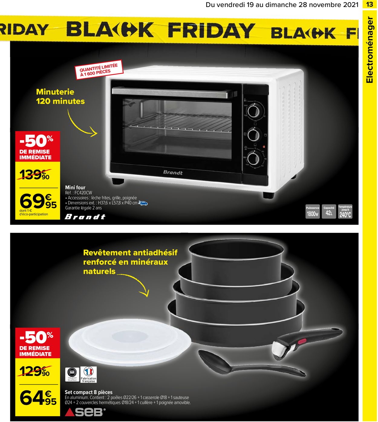 Carrefour BLACK WEEK 2021 Catalogue - 19.11-28.11.2021 (Page 13)