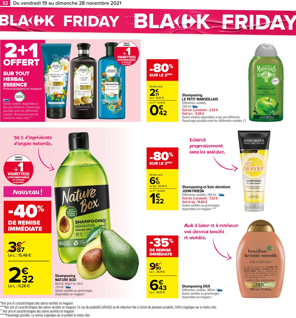 Carrefour BLACK WEEK 2021 Catalogue - 19.11-28.11.2021 (Page 32)