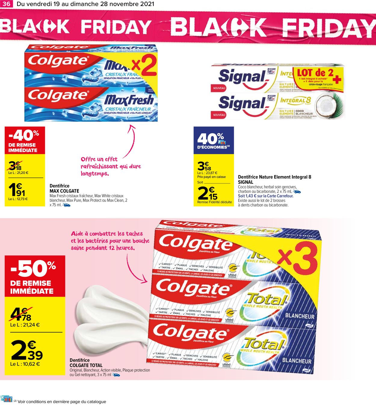 Carrefour BLACK WEEK 2021 Catalogue - 19.11-28.11.2021 (Page 36)