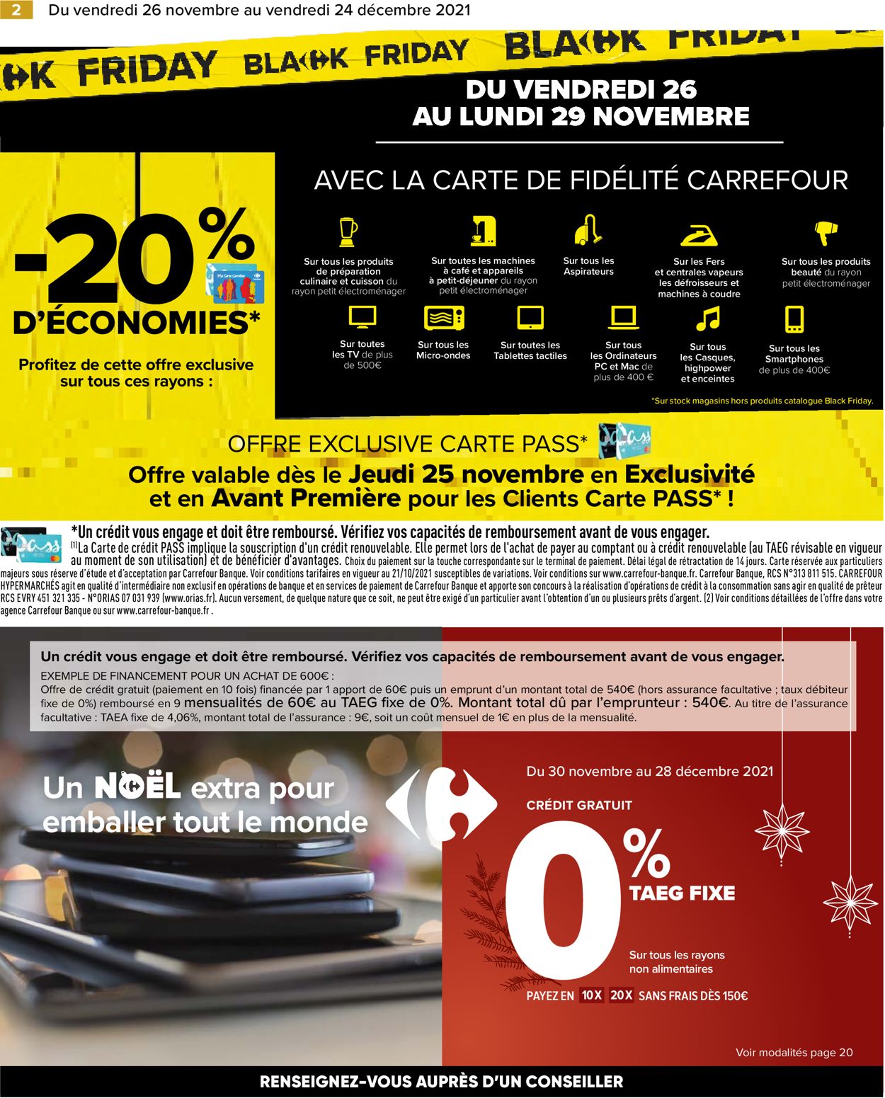 Carrefour noël fêtes de fin d'année 2021 Catalogue - 26.11-24.12.2021 (Page 2)