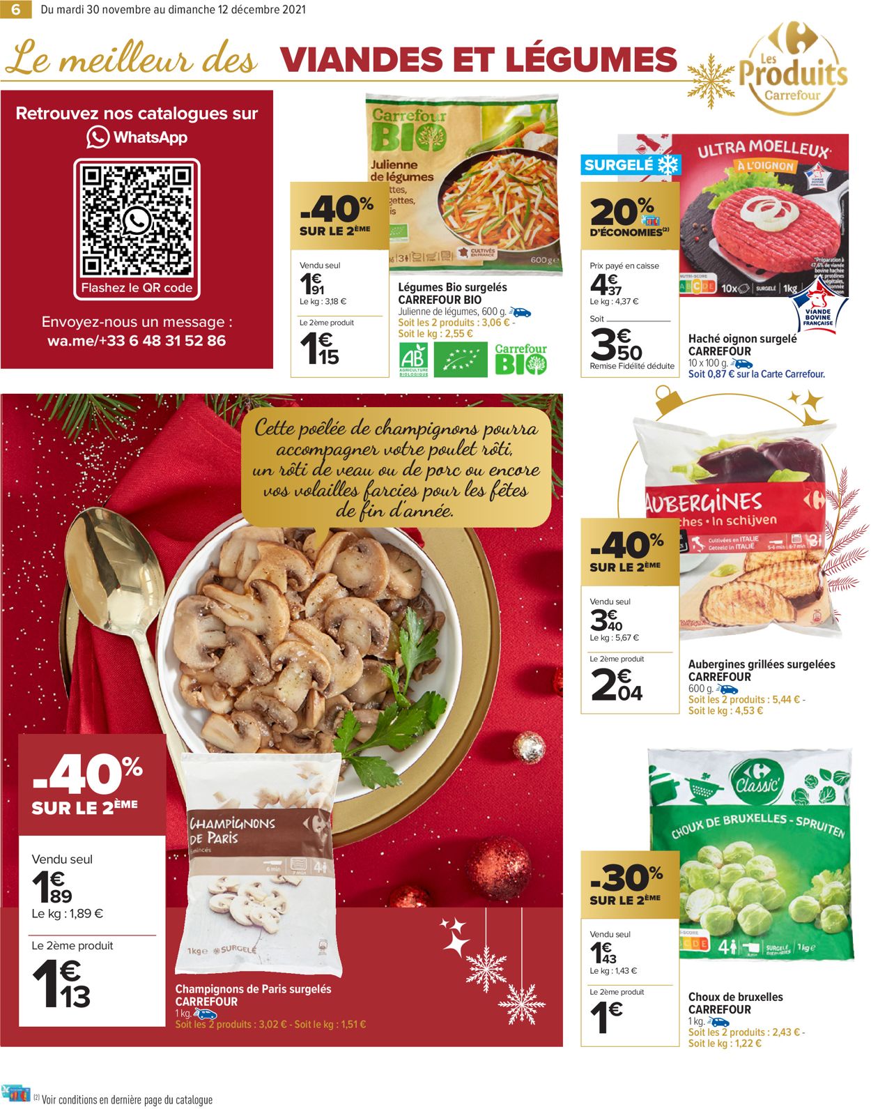 Carrefour noël fêtes de fin d'année 2021 Catalogue - 30.11-12.12.2021 (Page 6)
