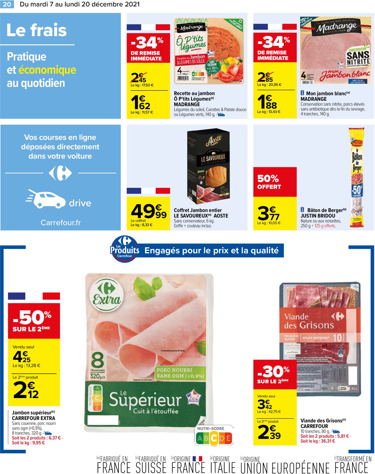 Carrefour noël fêtes de fin d'année 2021 Catalogue - 07.12-20.12.2021 (Page 20)