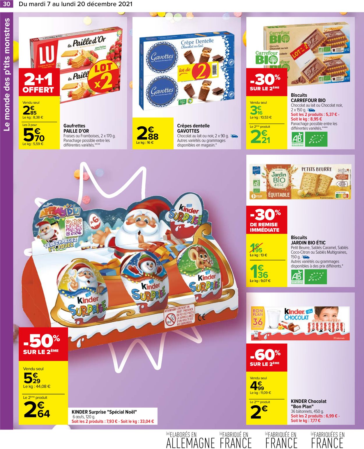 Carrefour noël fêtes de fin d'année 2021 Catalogue - 07.12-20.12.2021 (Page 30)