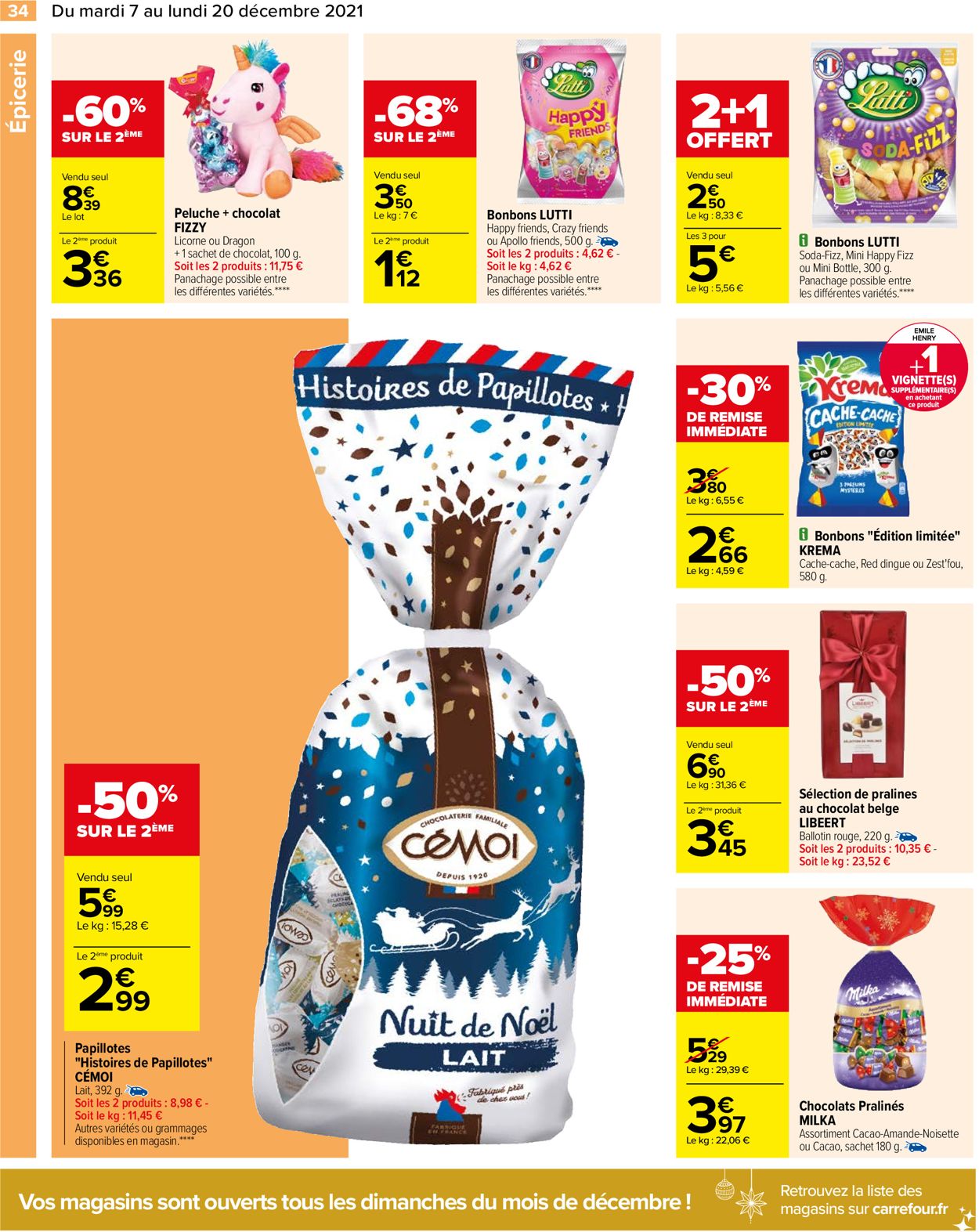 Carrefour noël fêtes de fin d'année 2021 Catalogue - 07.12-20.12.2021 (Page 34)