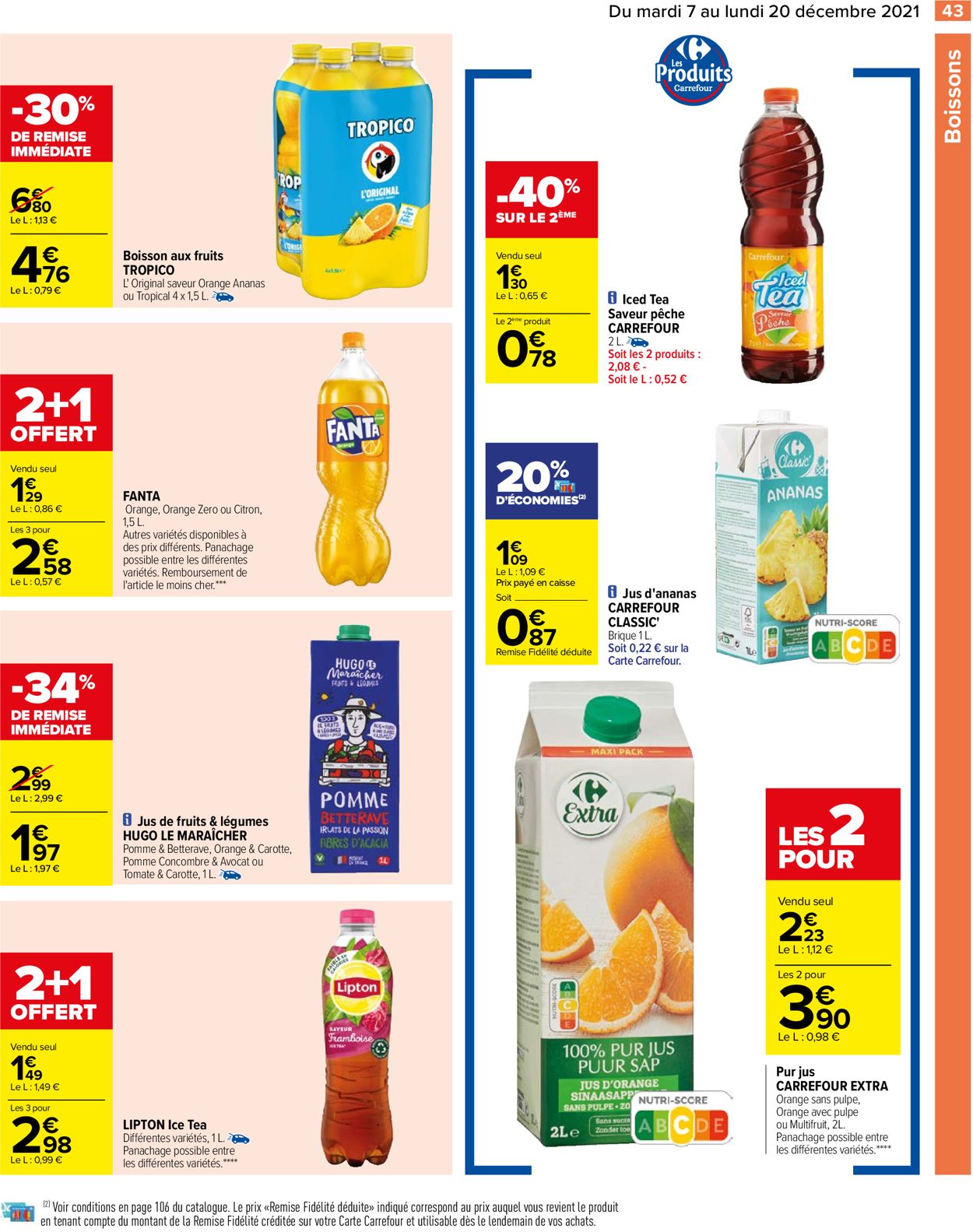 Carrefour noël fêtes de fin d'année 2021 Catalogue - 07.12-20.12.2021 (Page 43)