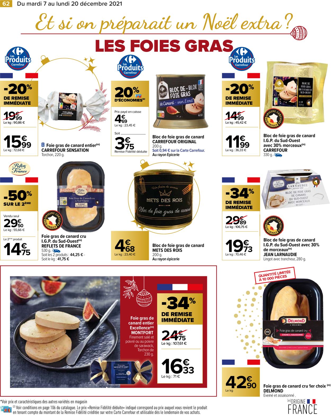 Carrefour noël fêtes de fin d'année 2021 Catalogue - 07.12-20.12.2021 (Page 62)