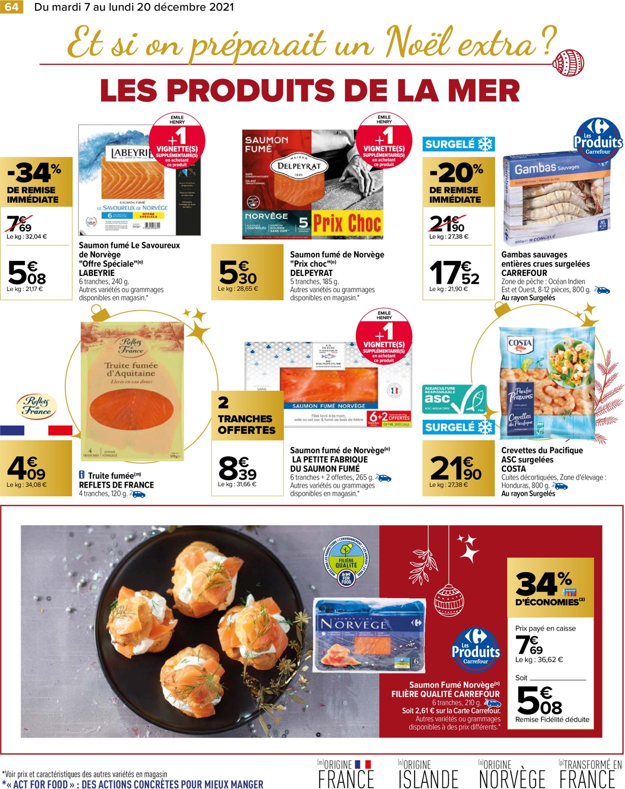 Carrefour noël fêtes de fin d'année 2021 Catalogue - 07.12-20.12.2021 (Page 64)