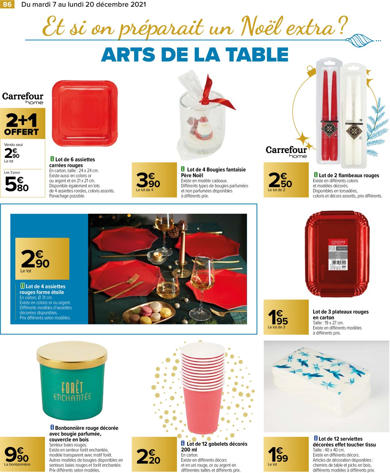 Carrefour noël fêtes de fin d'année 2021 Catalogue - 07.12-20.12.2021 (Page 88)