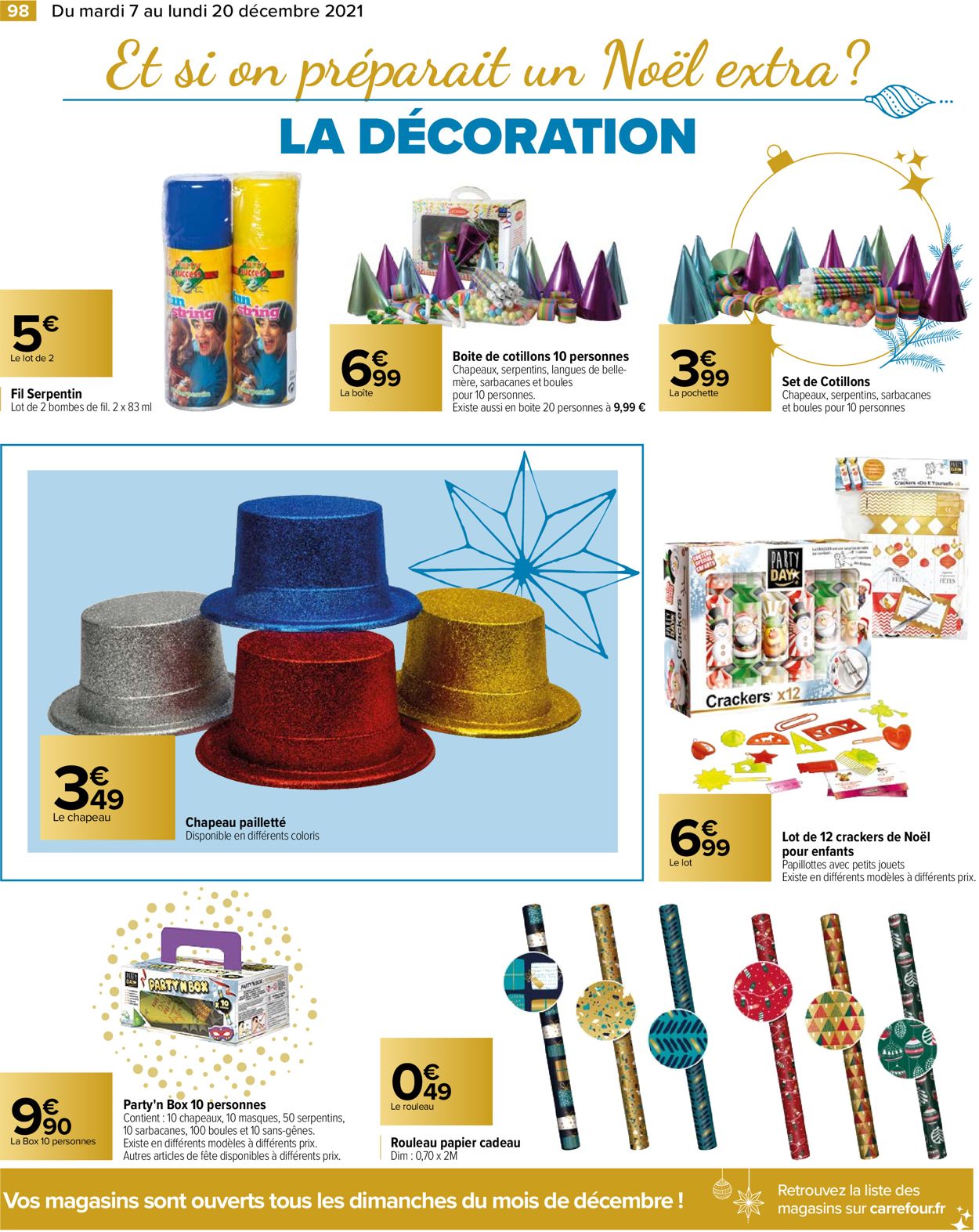 Carrefour noël fêtes de fin d'année 2021 Catalogue - 07.12-20.12.2021 (Page 100)