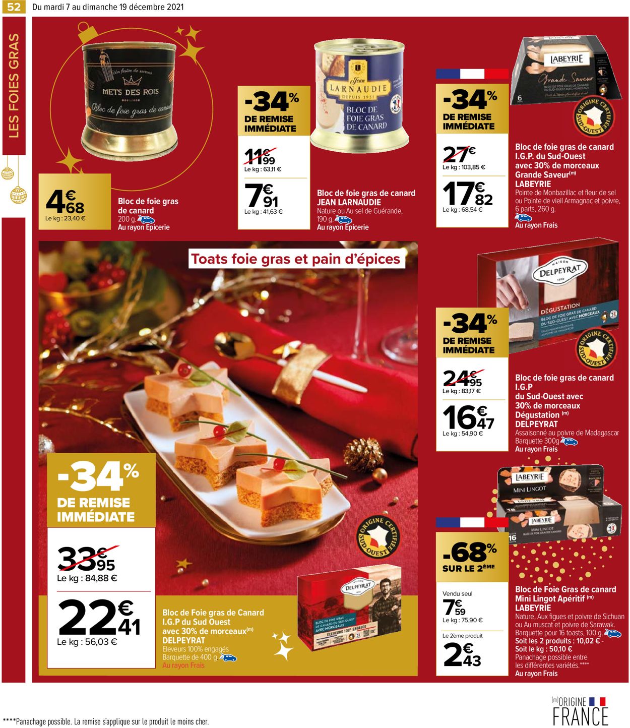 Carrefour noël fêtes de fin d'année 2021 Catalogue - 07.12-19.12.2021 (Page 54)