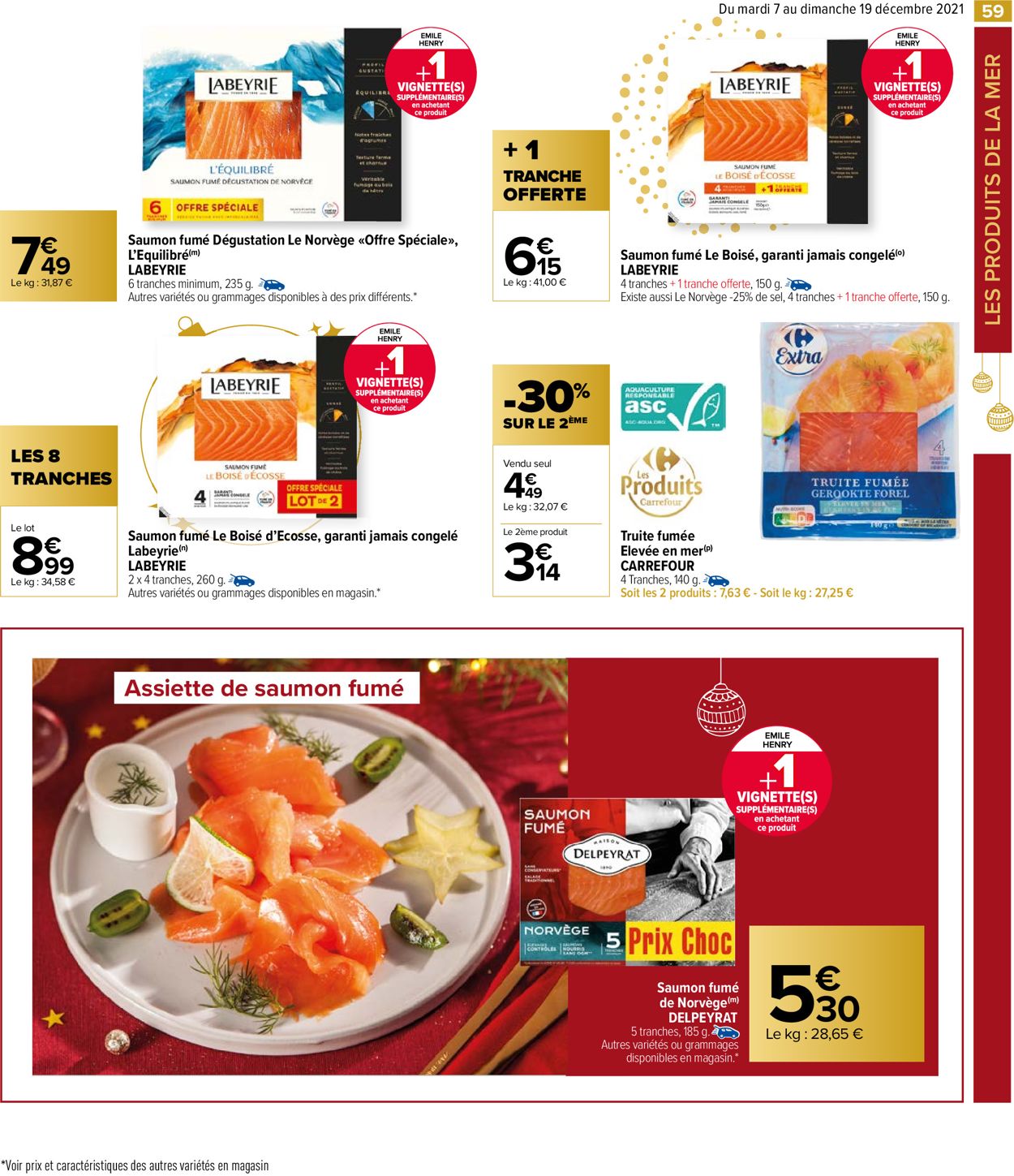 Carrefour noël fêtes de fin d'année 2021 Catalogue - 07.12-19.12.2021 (Page 61)