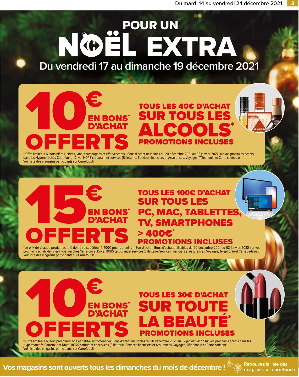 Carrefour noël fêtes de fin d'année 2021 Catalogue - 14.12-24.12.2021 (Page 3)