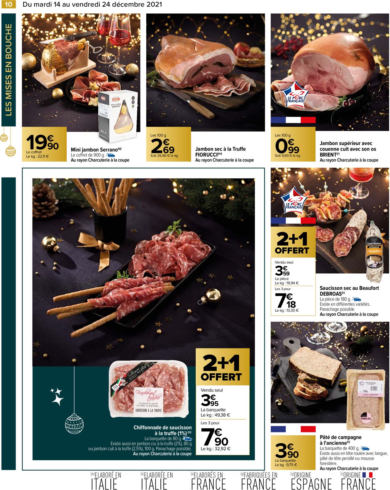Carrefour noël fêtes de fin d'année 2021 Catalogue - 14.12-24.12.2021 (Page 10)