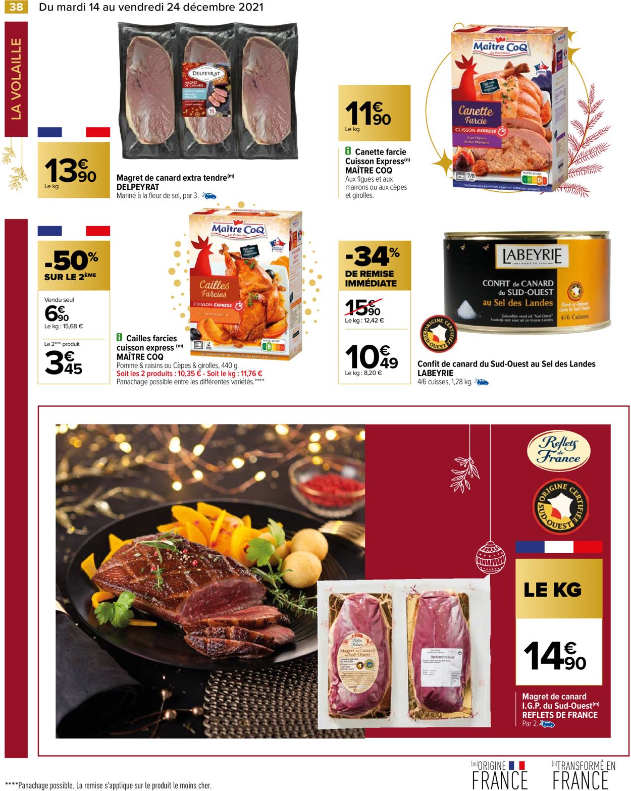 Carrefour noël fêtes de fin d'année 2021 Catalogue - 14.12-24.12.2021 (Page 38)