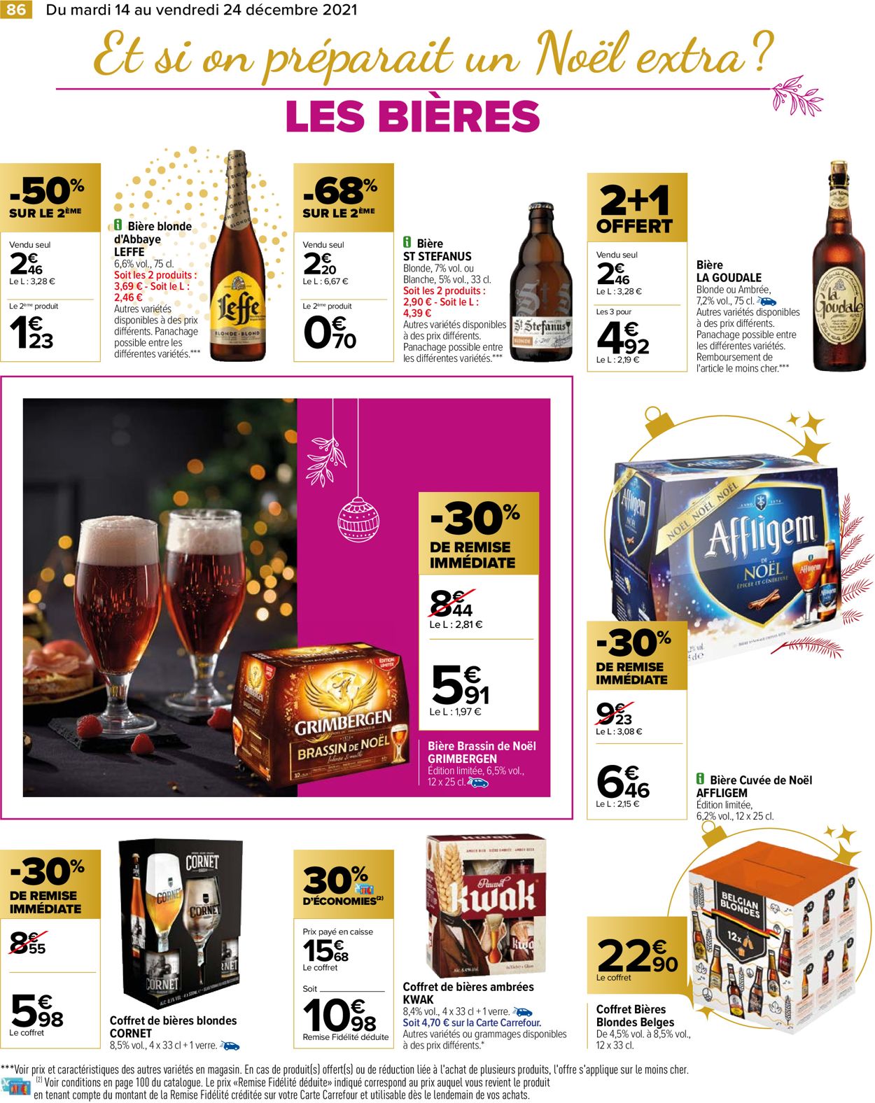 Carrefour noël fêtes de fin d'année 2021 Catalogue - 14.12-24.12.2021 (Page 86)