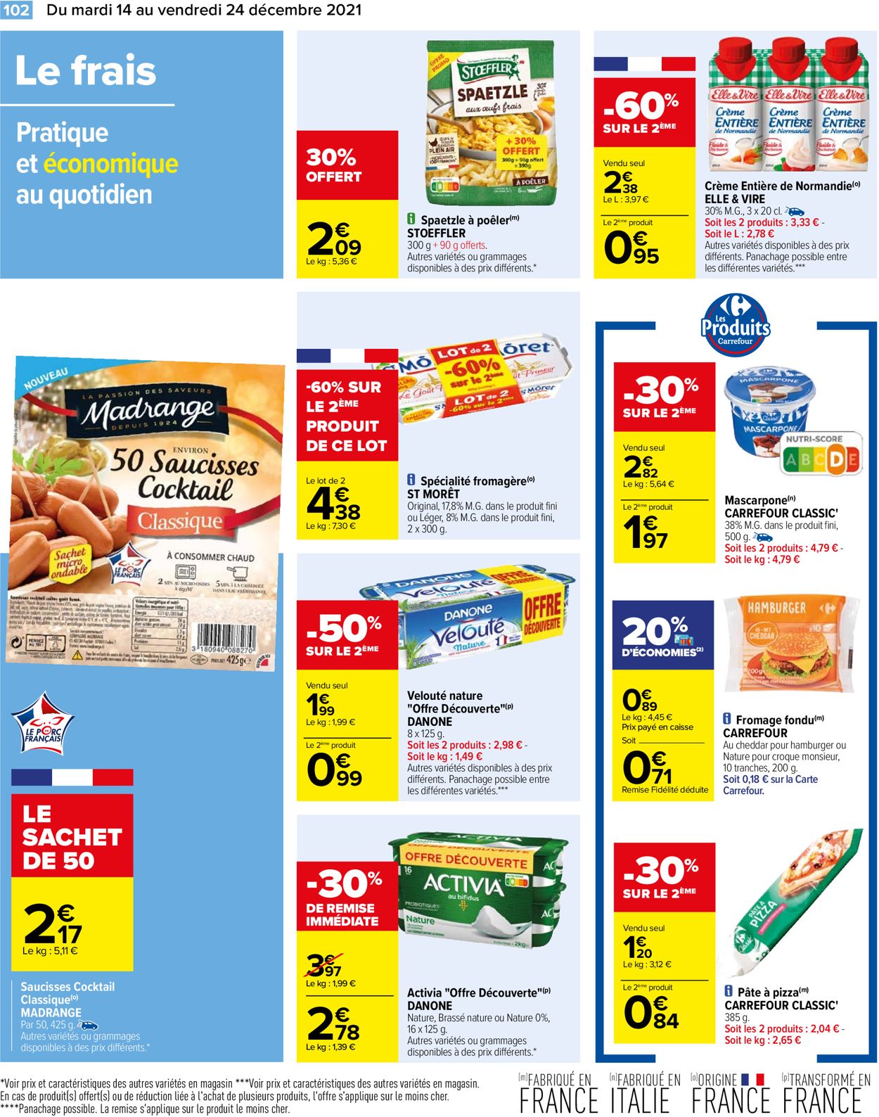 Carrefour noël fêtes de fin d'année 2021 Catalogue - 14.12-24.12.2021 (Page 102)