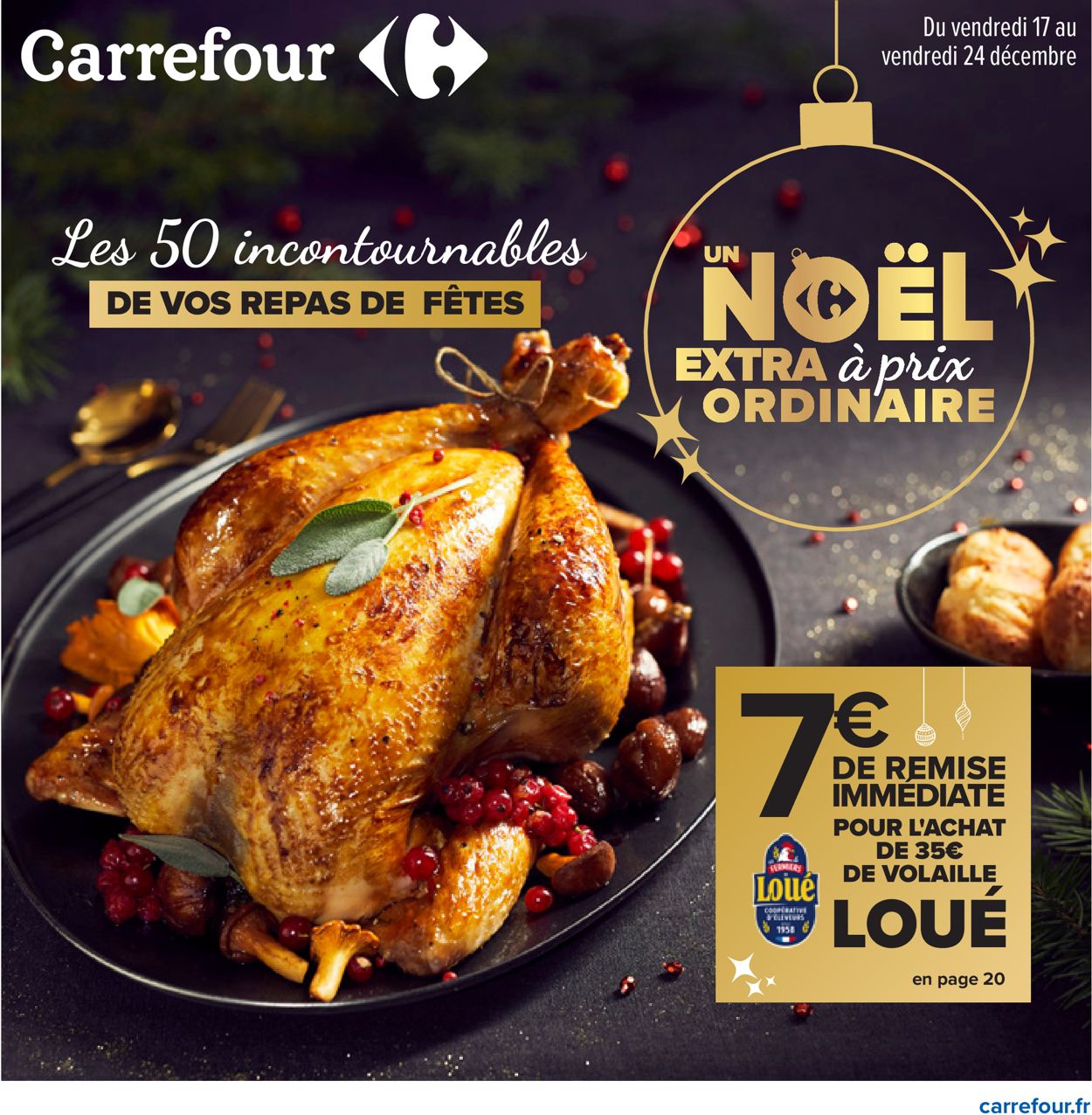 Carrefour noël fêtes de fin d'année 2021 Catalogue - 17.12-24.12.2021