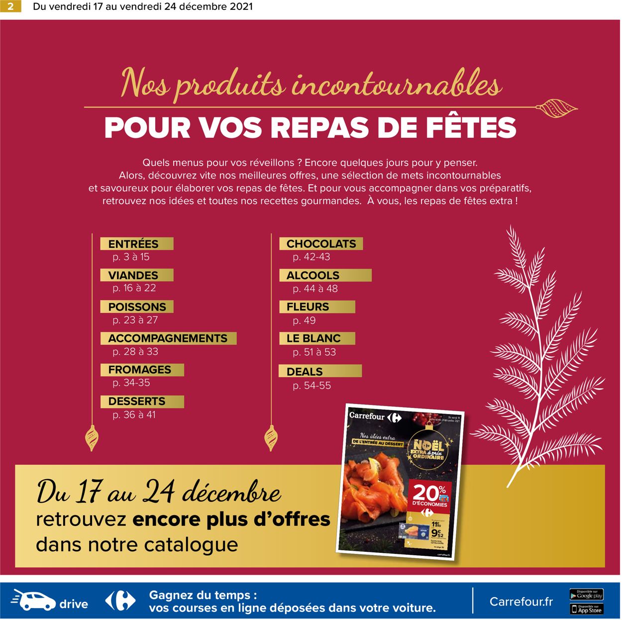 Carrefour noël fêtes de fin d'année 2021 Catalogue - 17.12-24.12.2021 (Page 2)