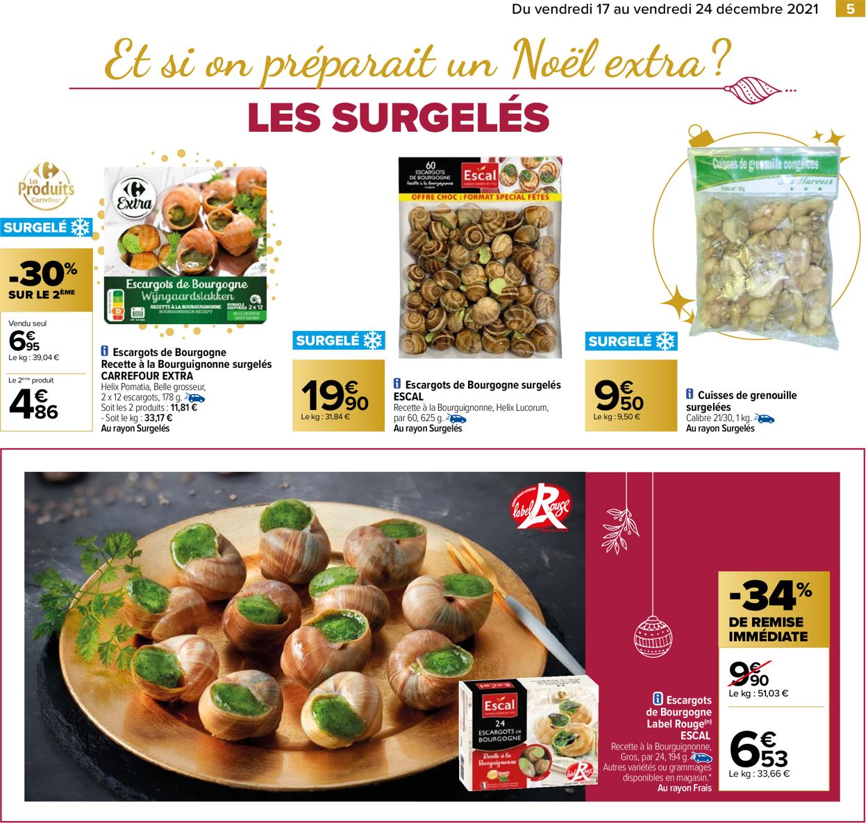 Carrefour noël fêtes de fin d'année 2021 Catalogue - 17.12-24.12.2021 (Page 5)