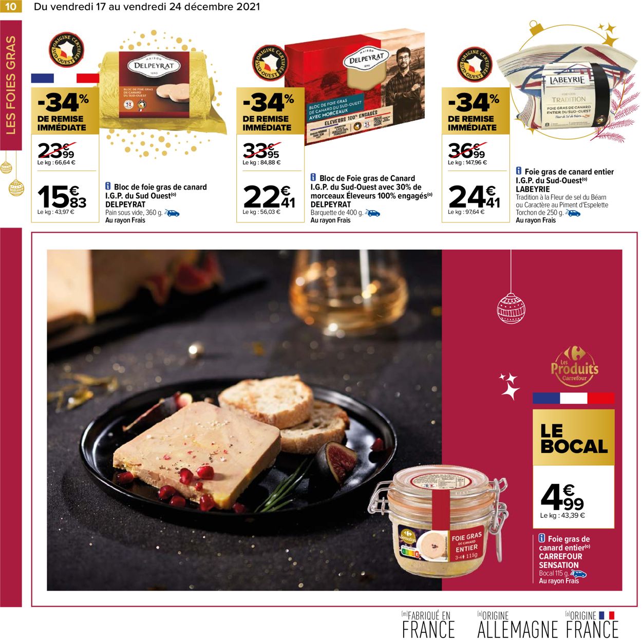 Carrefour noël fêtes de fin d'année 2021 Catalogue - 17.12-24.12.2021 (Page 10)
