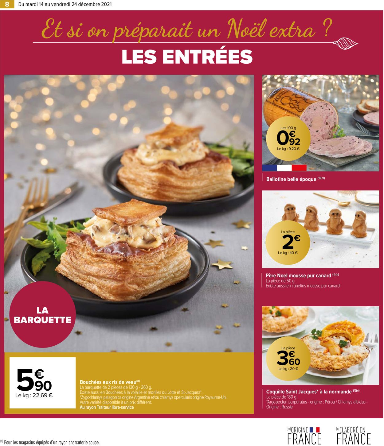 Carrefour noël fêtes de fin d'année 2021 Catalogue - 14.12-24.12.2021 (Page 8)