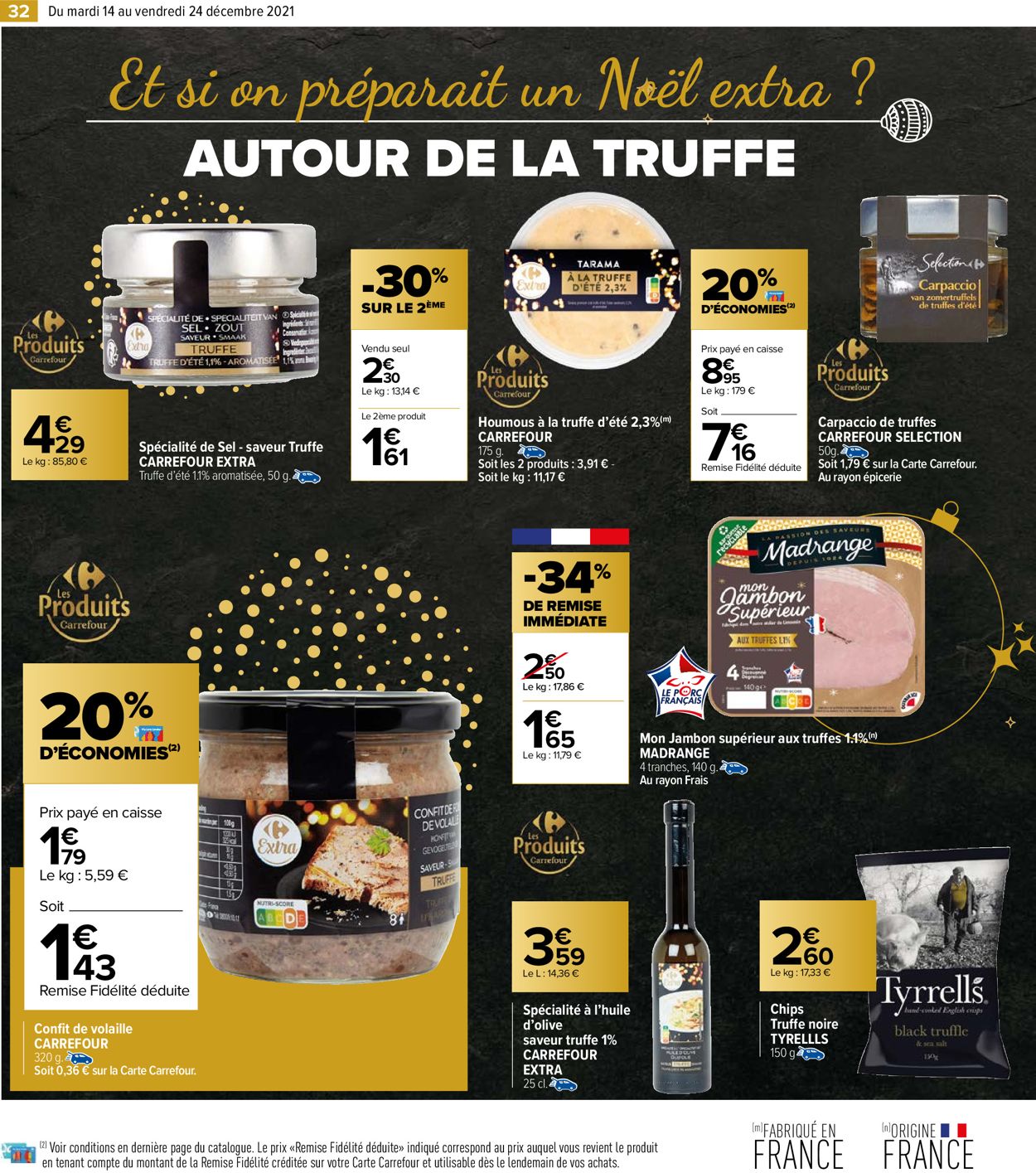 Carrefour noël fêtes de fin d'année 2021 Catalogue - 14.12-24.12.2021 (Page 32)