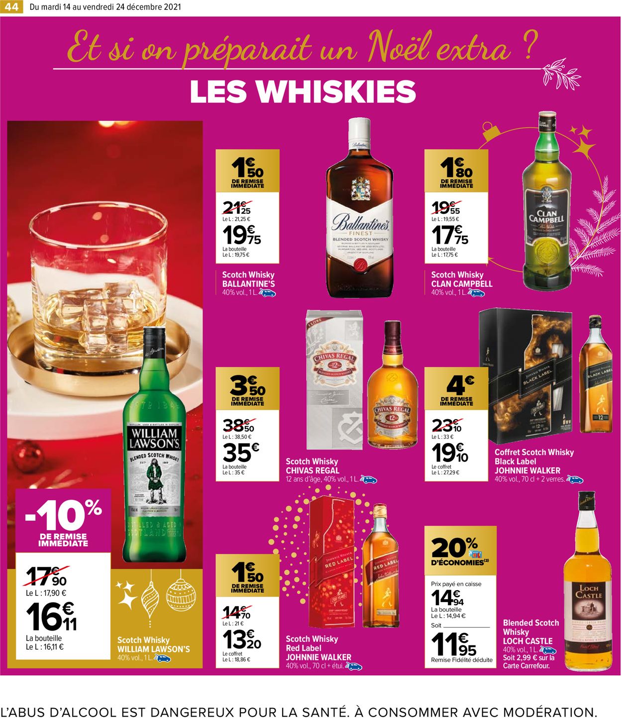 Carrefour noël fêtes de fin d'année 2021 Catalogue - 14.12-24.12.2021 (Page 44)