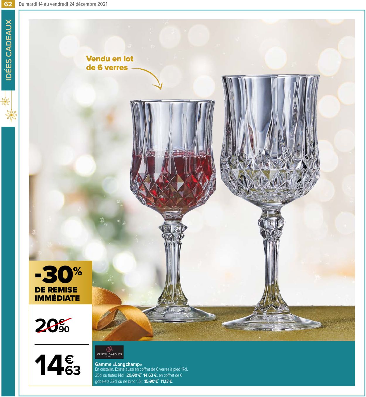 Carrefour noël fêtes de fin d'année 2021 Catalogue - 14.12-24.12.2021 (Page 62)