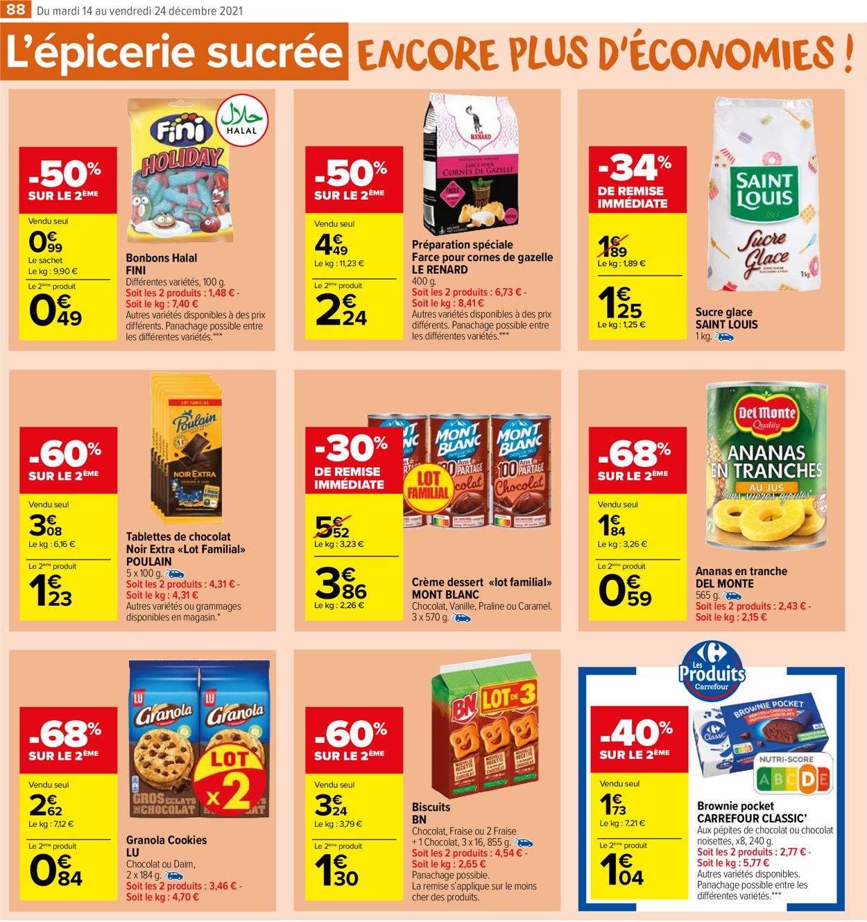 Carrefour noël fêtes de fin d'année 2021 Catalogue - 14.12-24.12.2021 (Page 88)
