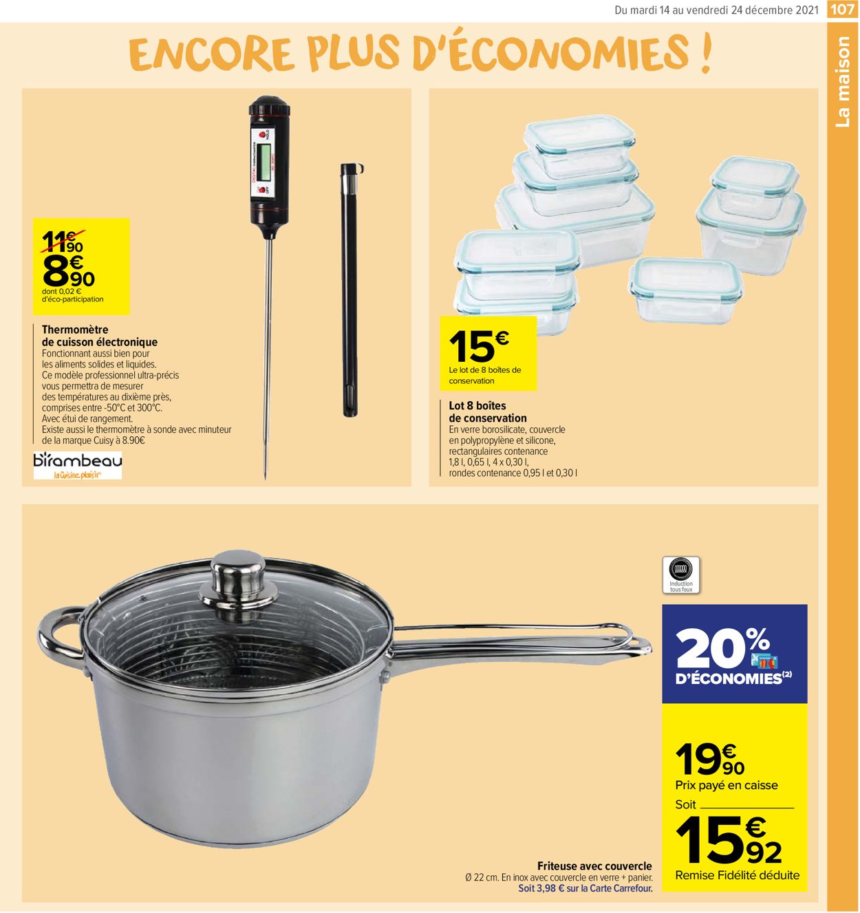 Carrefour noël fêtes de fin d'année 2021 Catalogue - 14.12-24.12.2021 (Page 107)