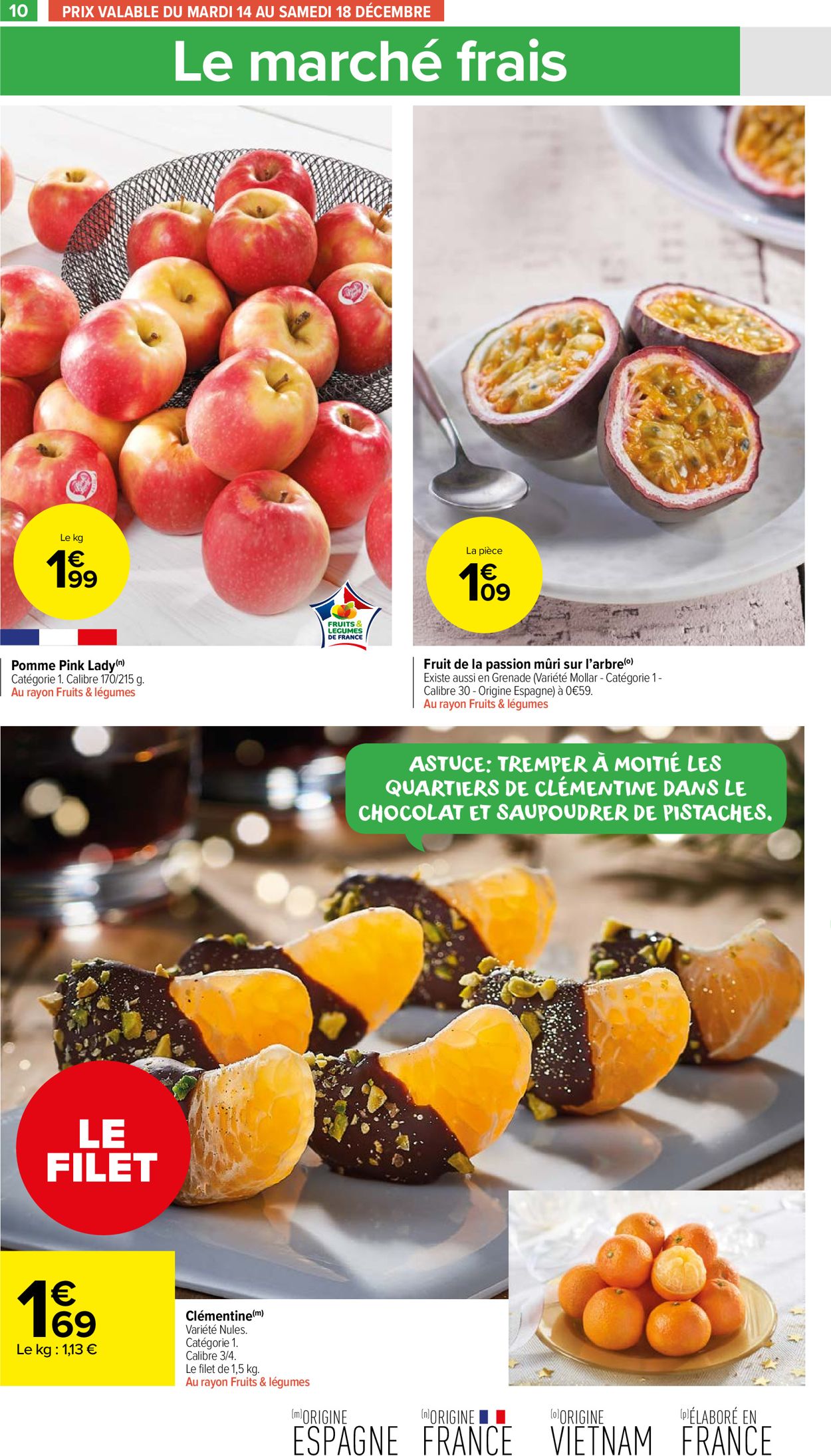 Carrefour noël fêtes de fin d'année 2021 Catalogue - 14.12-19.12.2021 (Page 10)