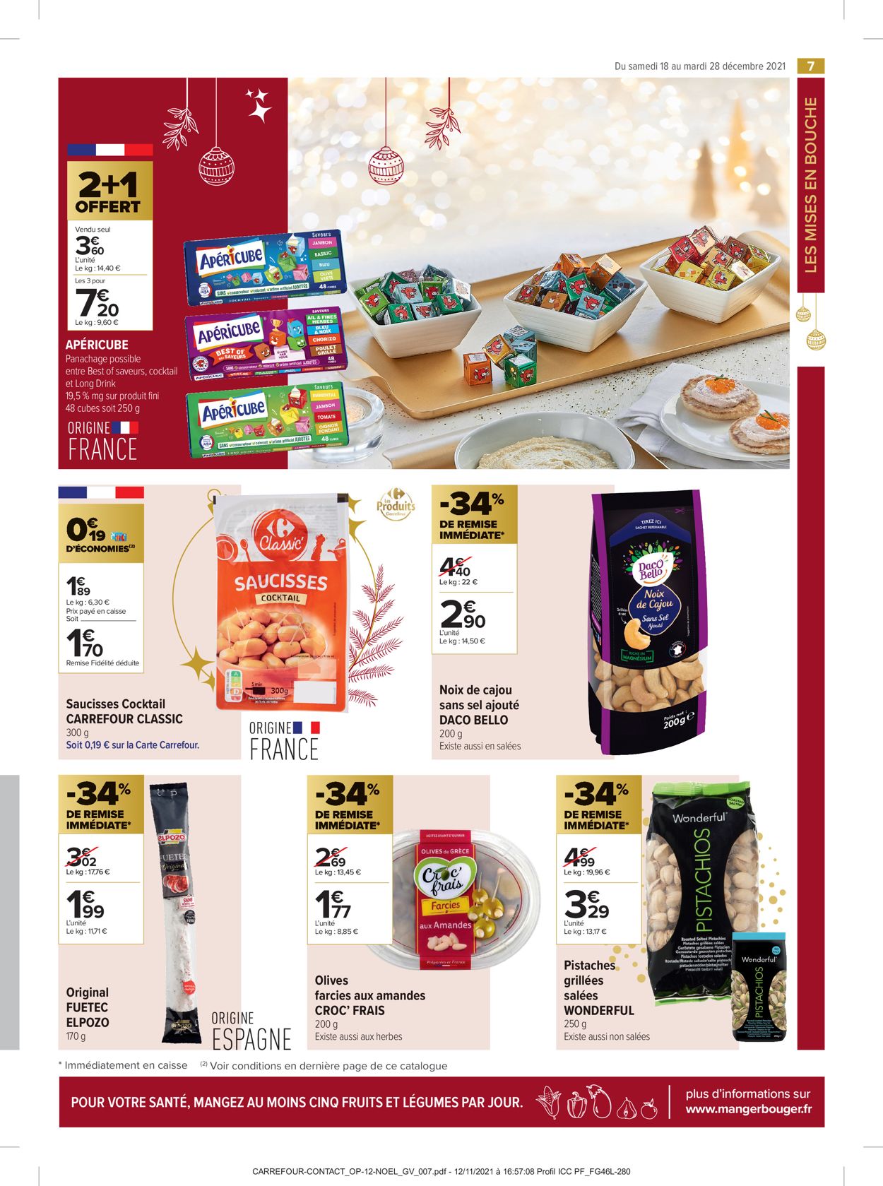 Carrefour noël fêtes de fin d'année 2021 Catalogue - 18.12-28.12.2021 (Page 7)