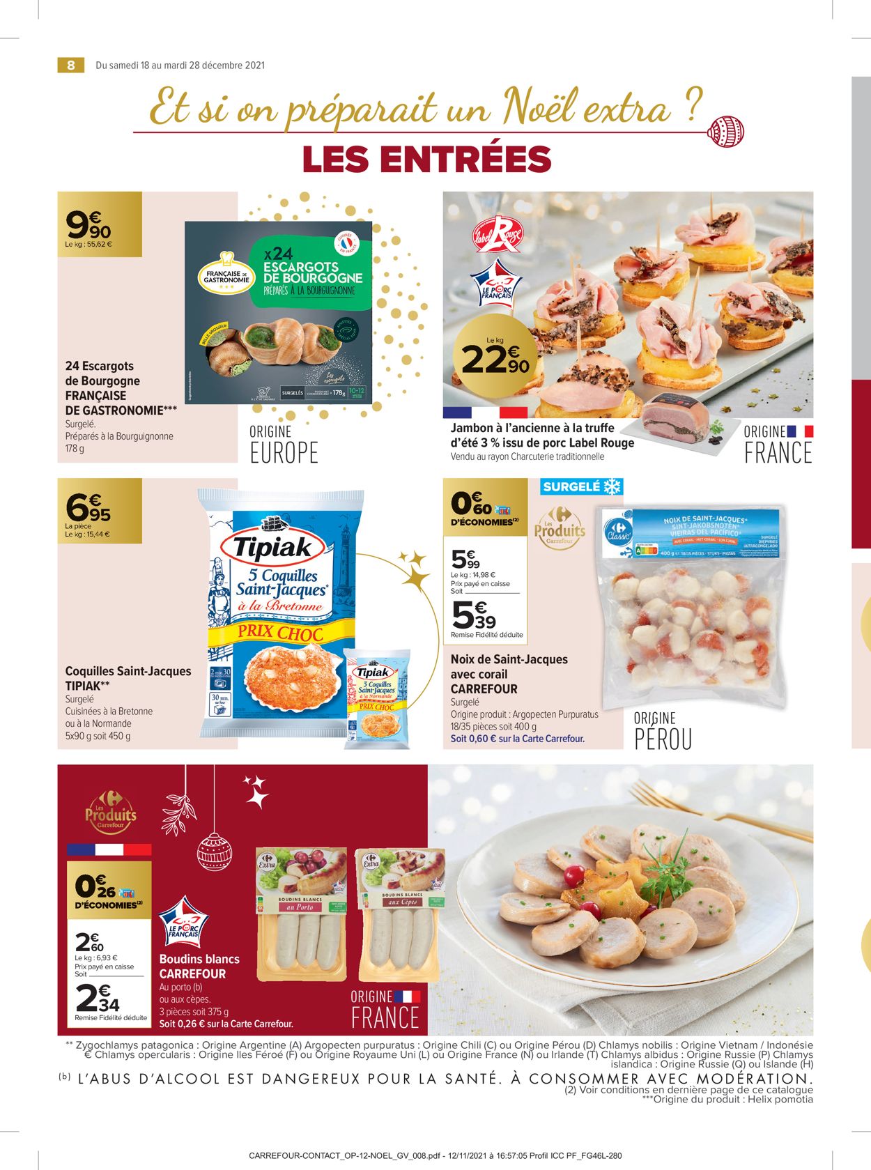 Carrefour noël fêtes de fin d'année 2021 Catalogue - 18.12-28.12.2021 (Page 8)