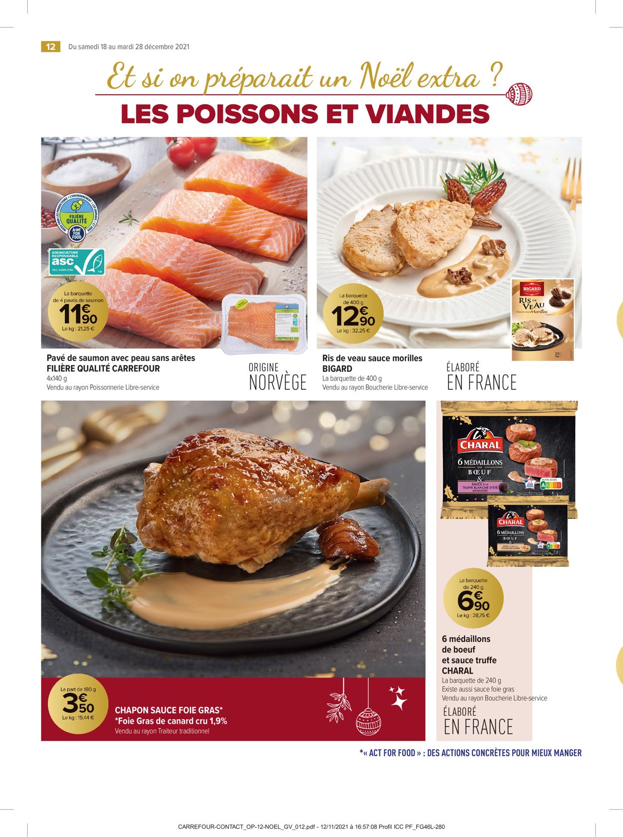 Carrefour noël fêtes de fin d'année 2021 Catalogue - 18.12-28.12.2021 (Page 12)