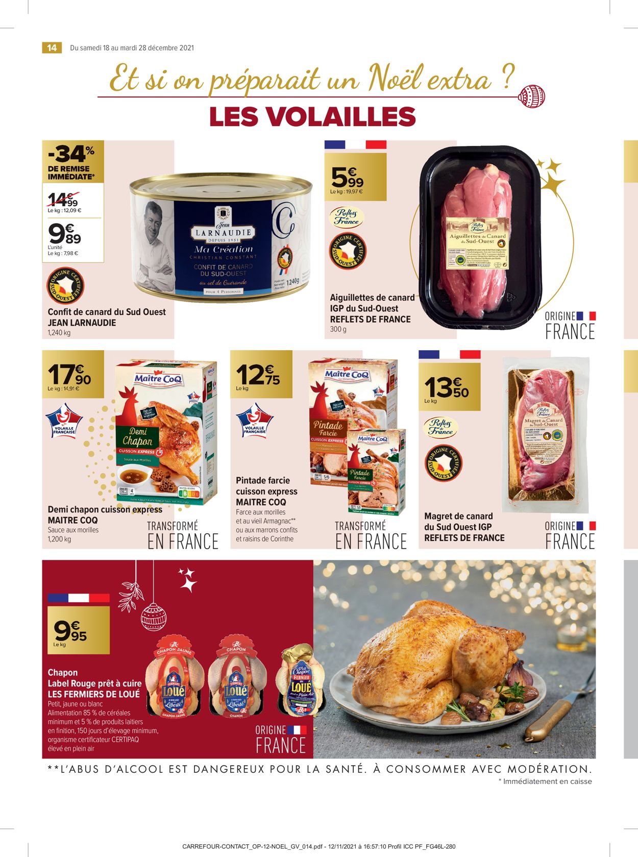 Carrefour noël fêtes de fin d'année 2021 Catalogue - 18.12-28.12.2021 (Page 14)
