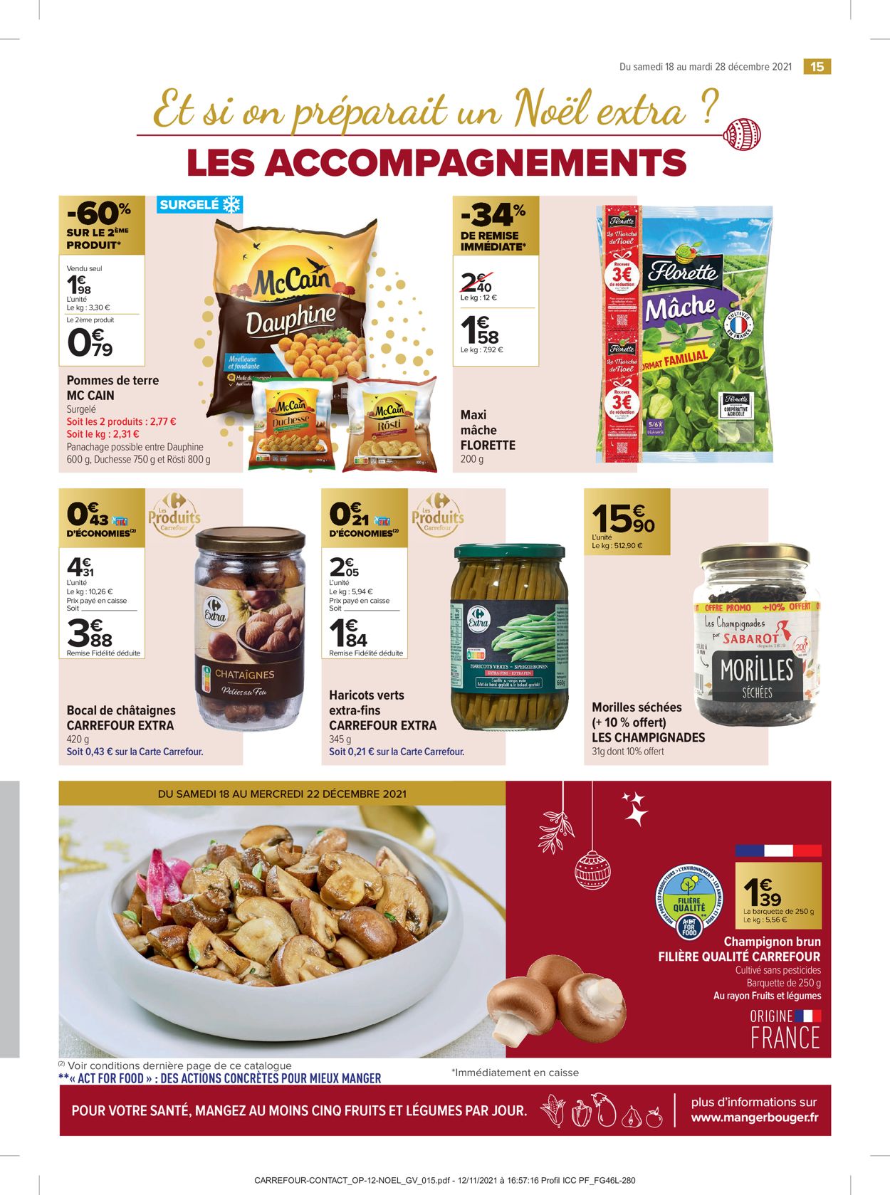 Carrefour noël fêtes de fin d'année 2021 Catalogue - 18.12-28.12.2021 (Page 15)