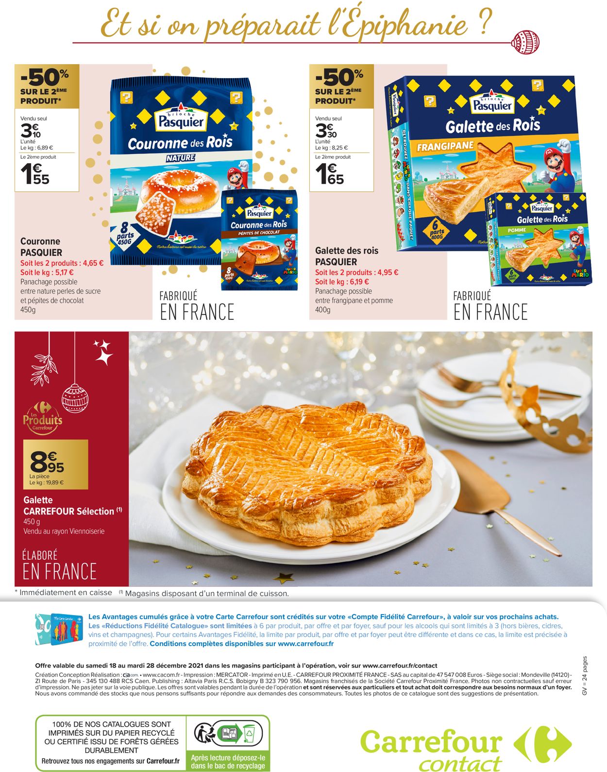 Carrefour noël fêtes de fin d'année 2021 Catalogue - 18.12-28.12.2021 (Page 24)