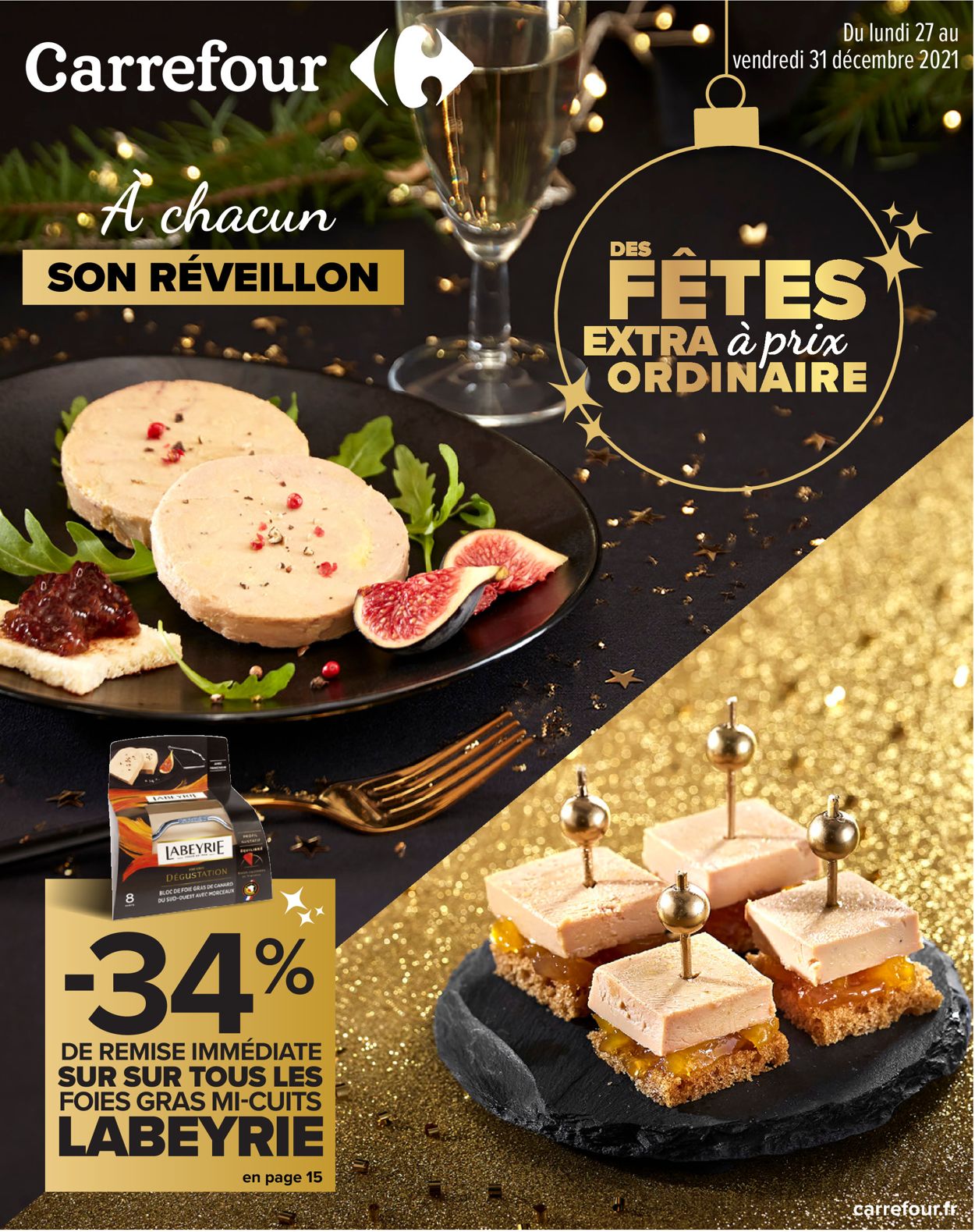 Carrefour noël fêtes de fin d'année 2021 Catalogue - 27.12-31.12.2021