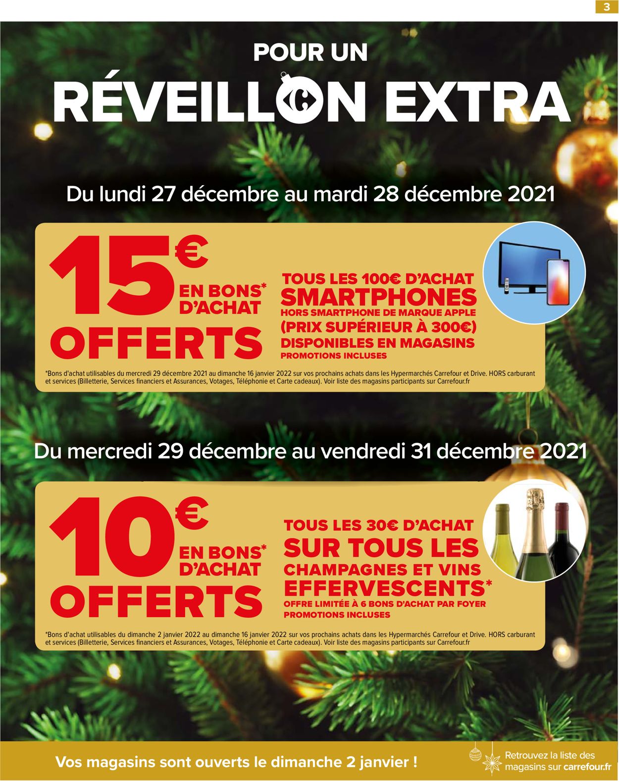 Carrefour noël fêtes de fin d'année 2021 Catalogue - 27.12-31.12.2021 (Page 3)