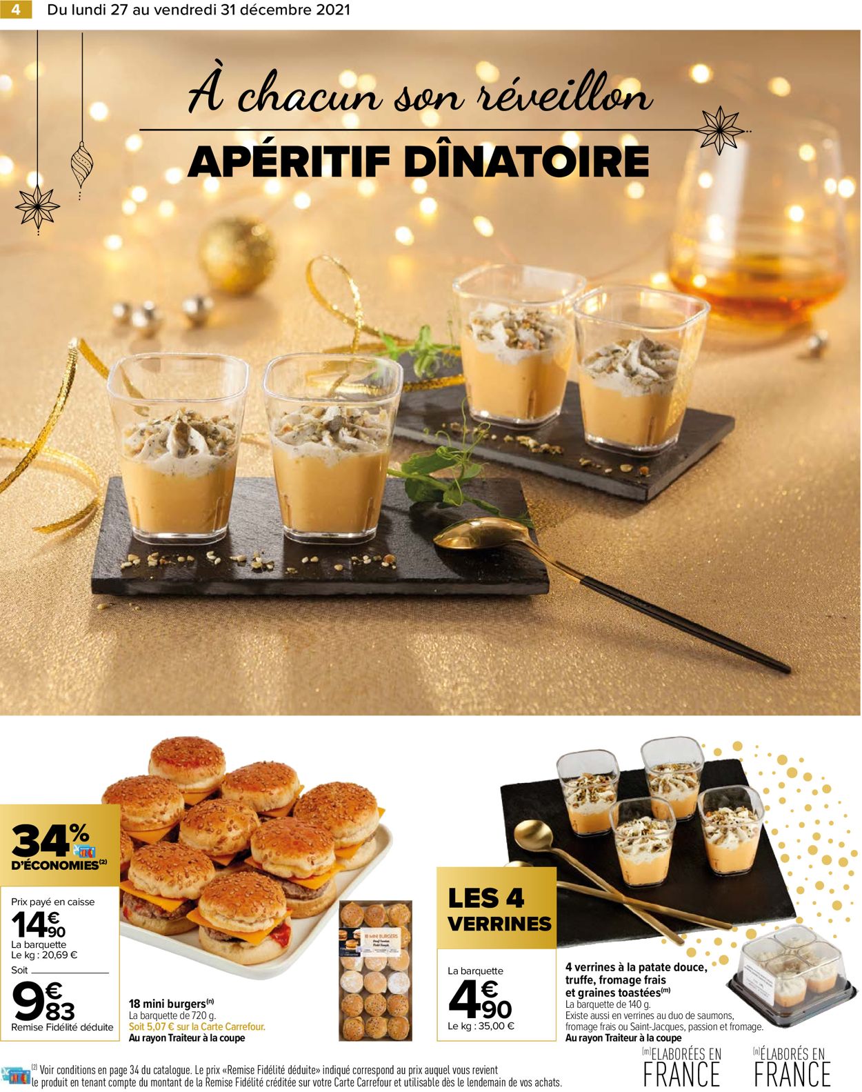 Carrefour noël fêtes de fin d'année 2021 Catalogue - 27.12-31.12.2021 (Page 4)