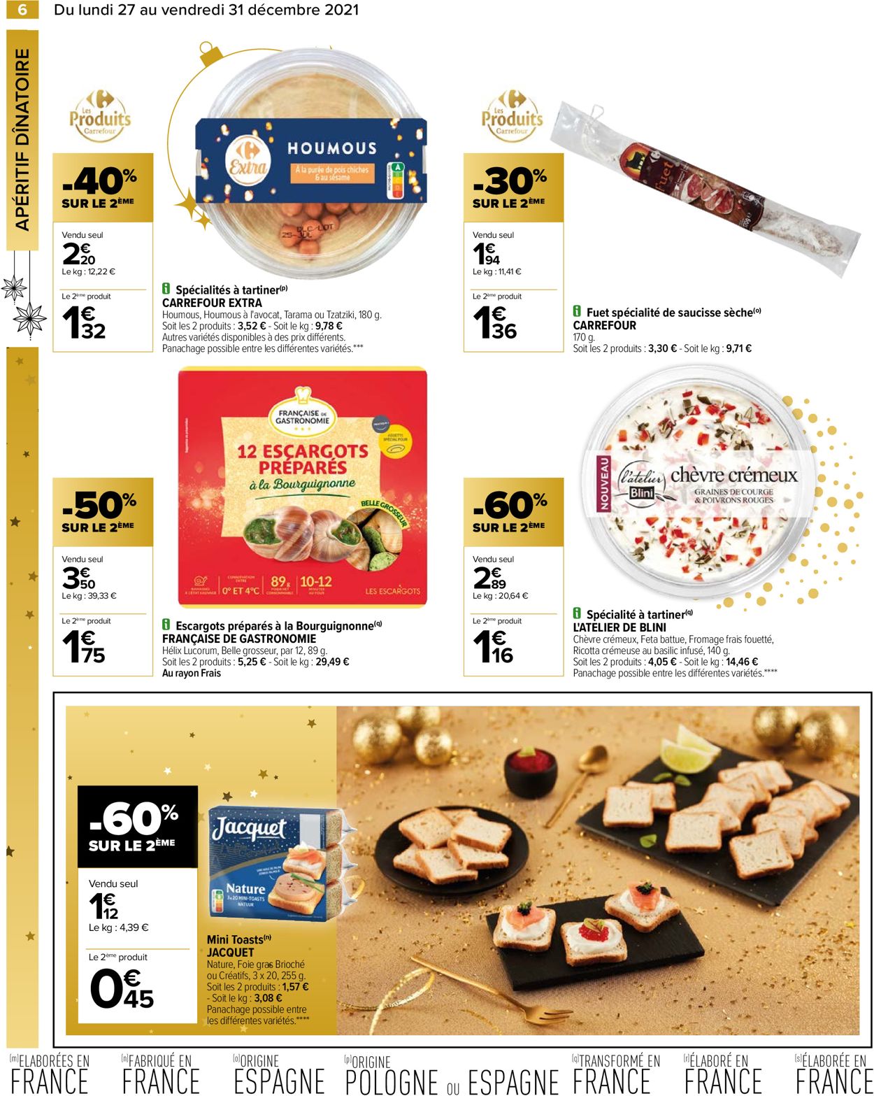 Carrefour noël fêtes de fin d'année 2021 Catalogue - 27.12-31.12.2021 (Page 6)