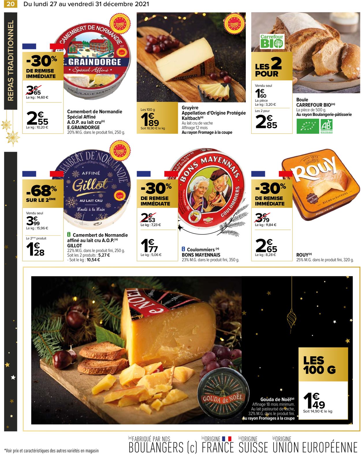 Carrefour noël fêtes de fin d'année 2021 Catalogue - 27.12-31.12.2021 (Page 20)