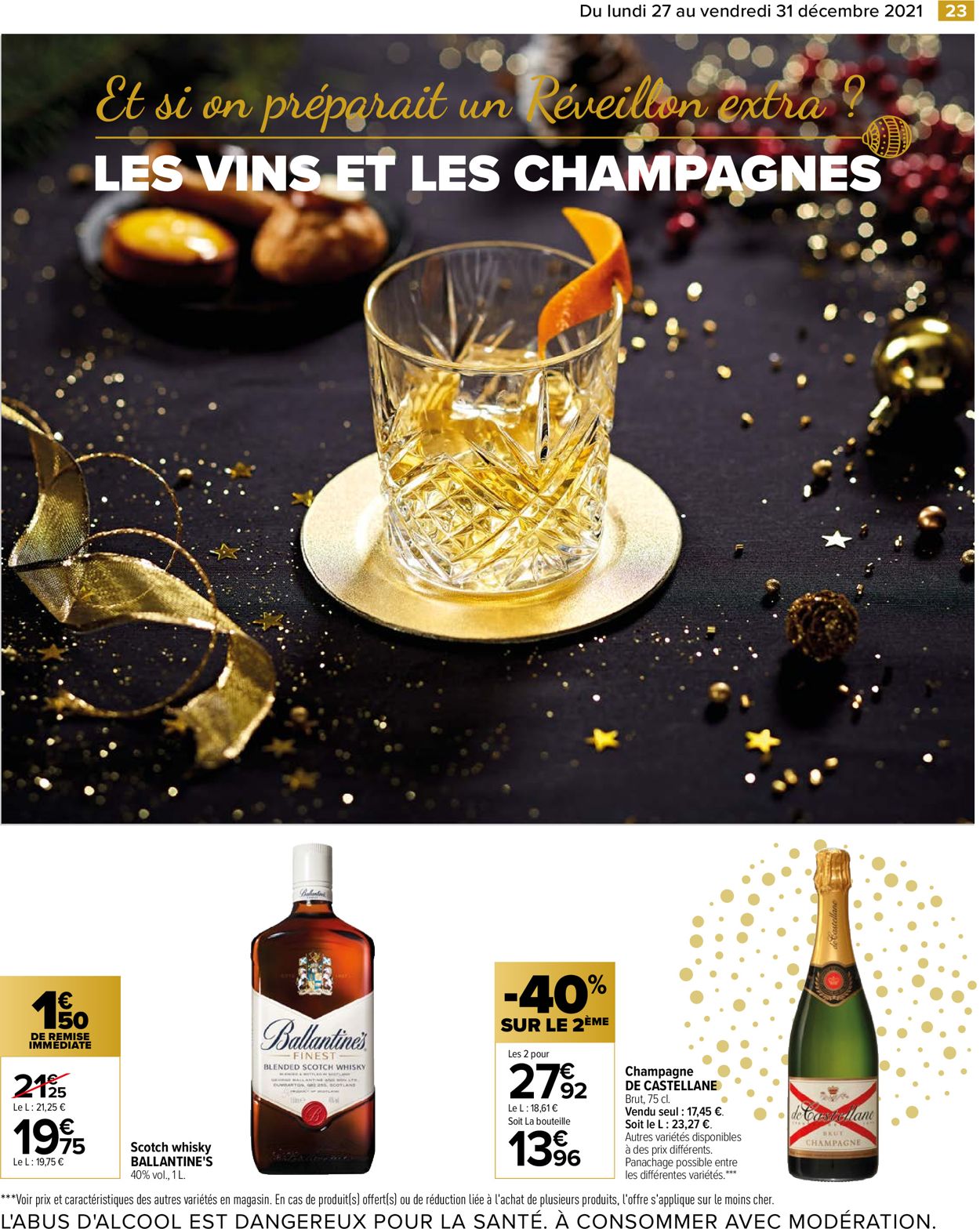 Carrefour noël fêtes de fin d'année 2021 Catalogue - 27.12-31.12.2021 (Page 23)