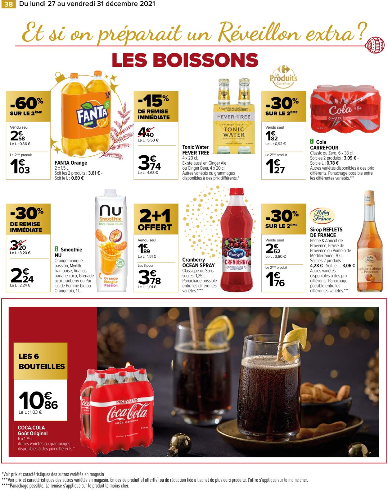 Carrefour noël fêtes de fin d'année 2021 Catalogue - 27.12-31.12.2021 (Page 38)