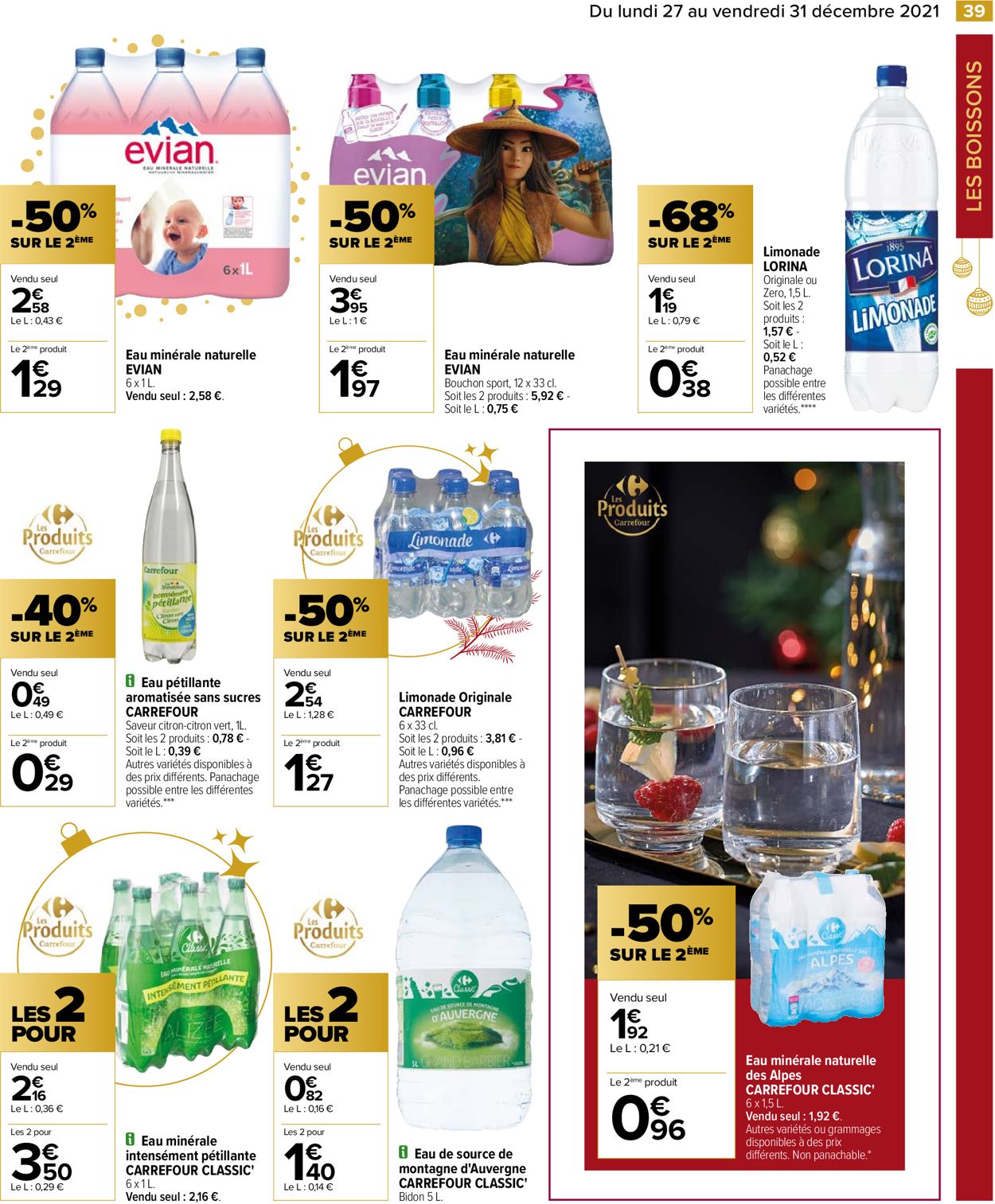 Carrefour noël fêtes de fin d'année 2021 Catalogue - 27.12-31.12.2021 (Page 39)