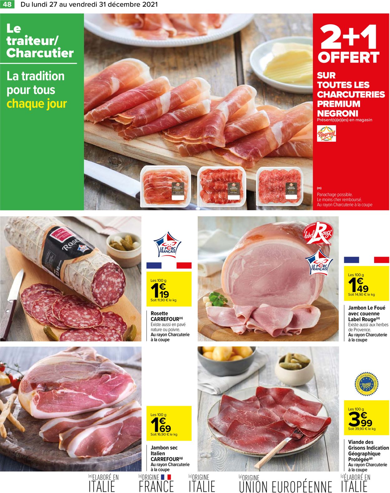 Carrefour noël fêtes de fin d'année 2021 Catalogue - 27.12-31.12.2021 (Page 48)