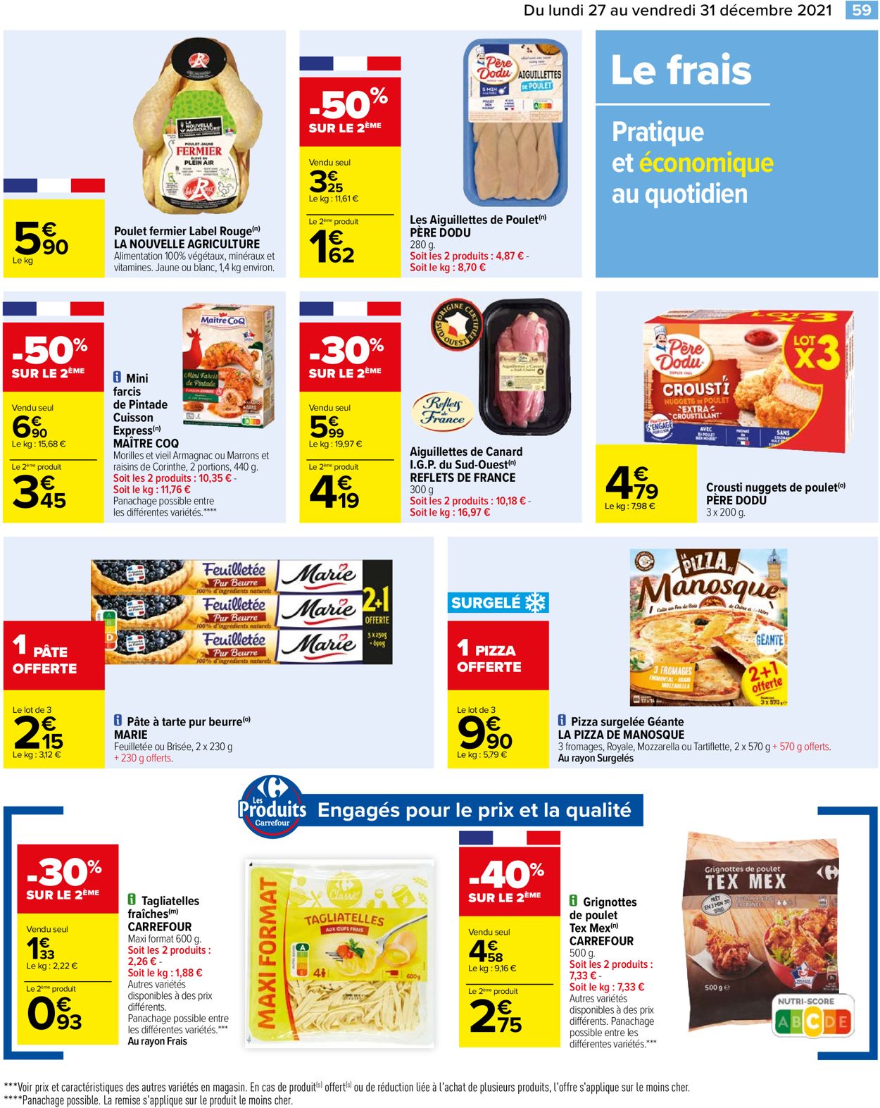 Carrefour noël fêtes de fin d'année 2021 Catalogue - 27.12-31.12.2021 (Page 59)