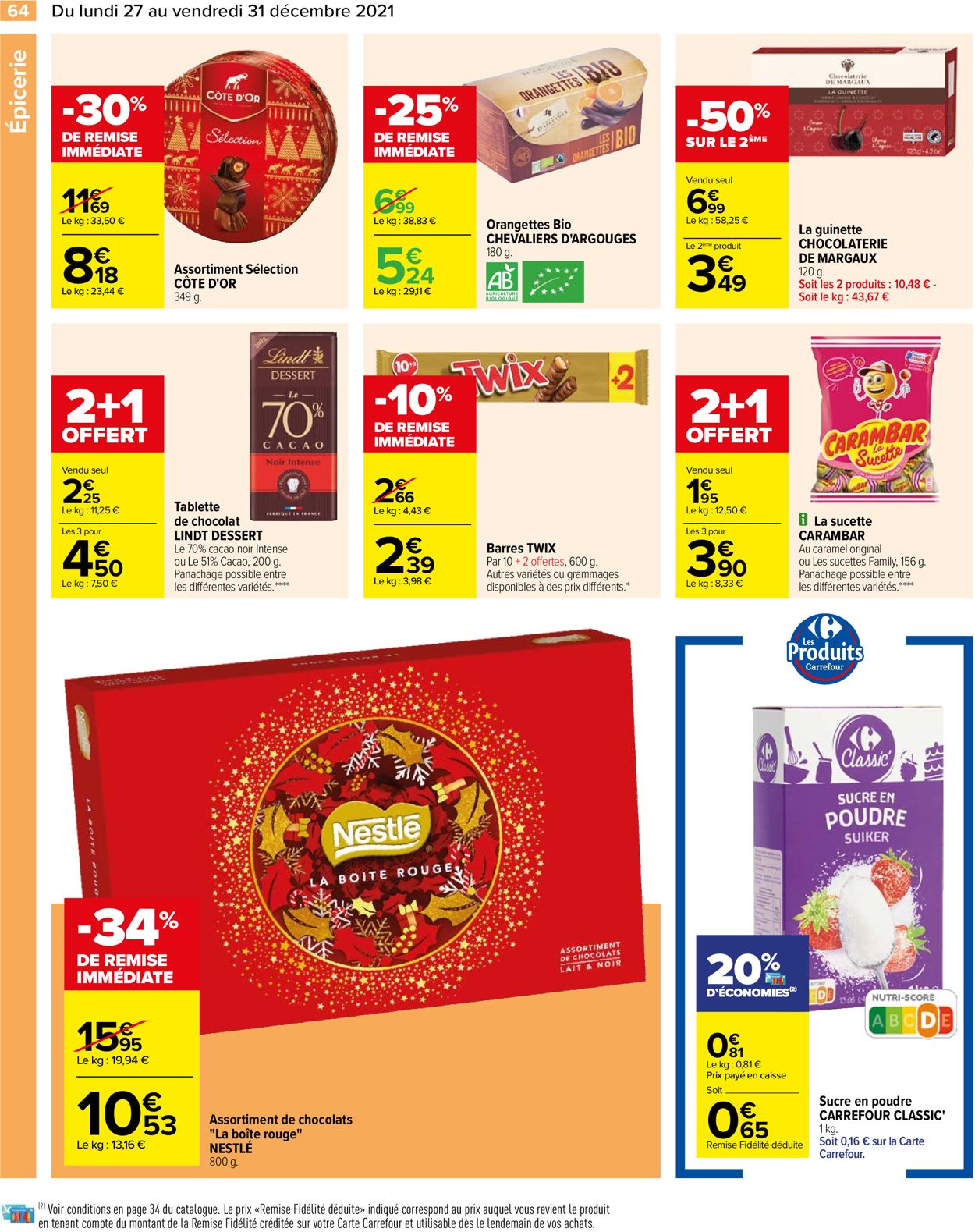 Carrefour noël fêtes de fin d'année 2021 Catalogue - 27.12-31.12.2021 (Page 64)